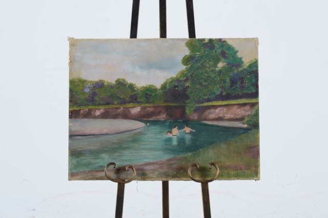 Trio of Original Vintage Oil Paintings by Smith