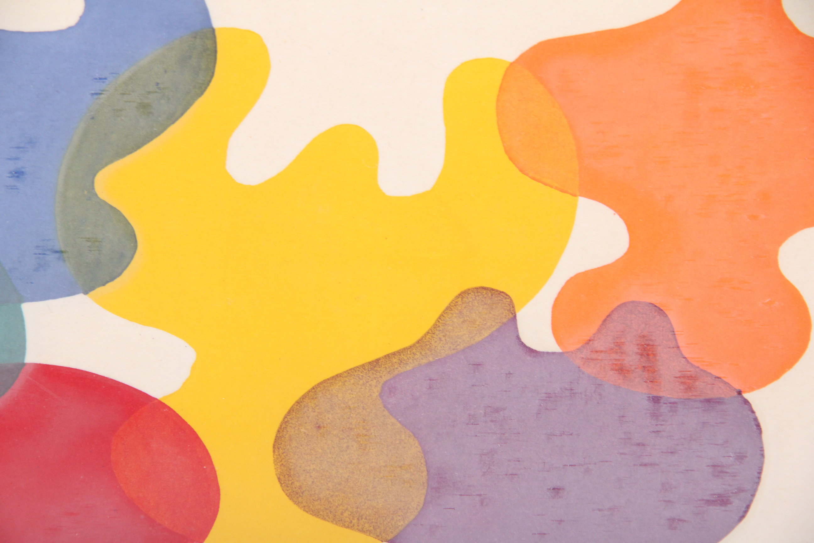 Mitsuaki Sora "Family L" Limited Edition Woodblock Print