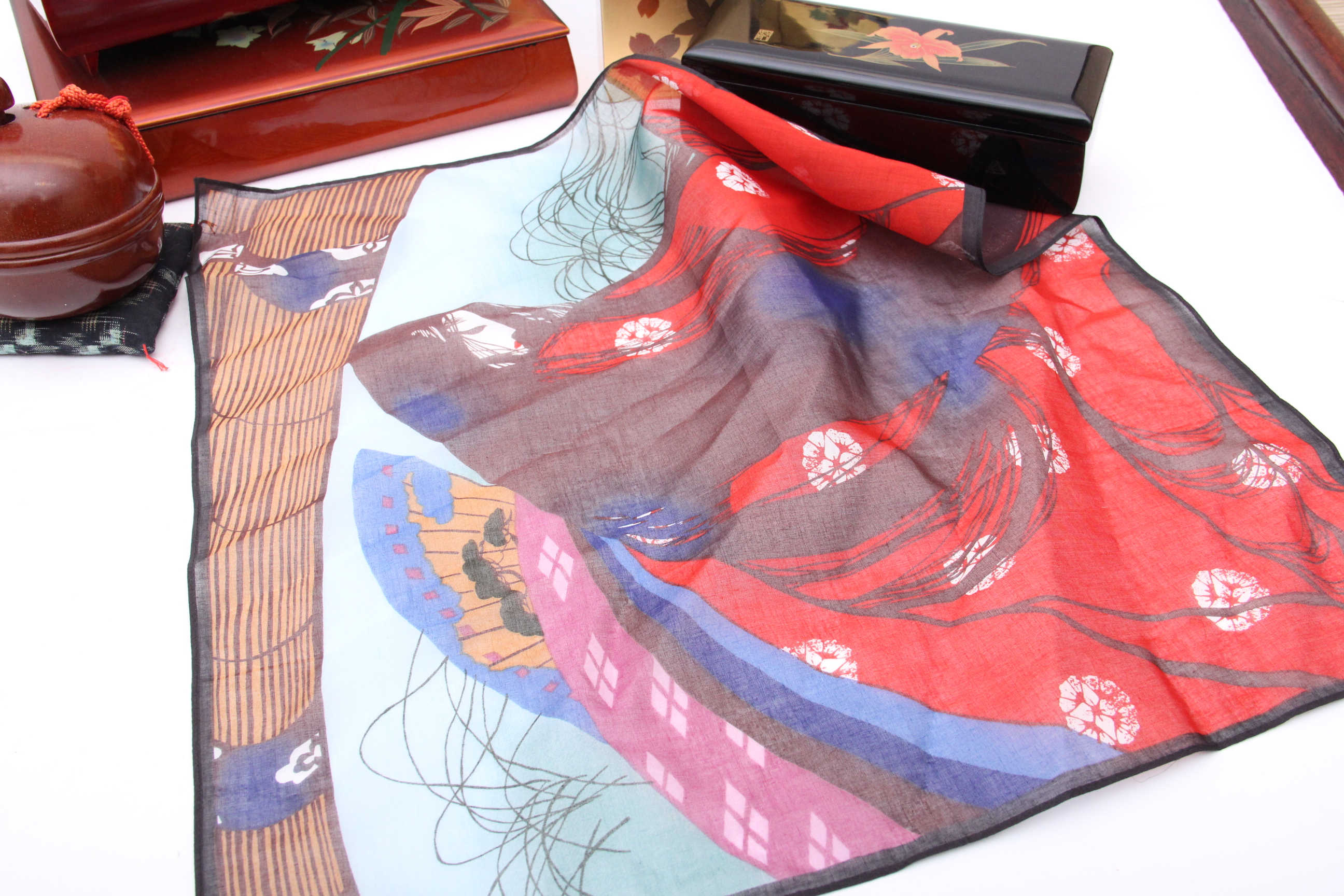 Collection of Asian Jewerly and Music Boxes