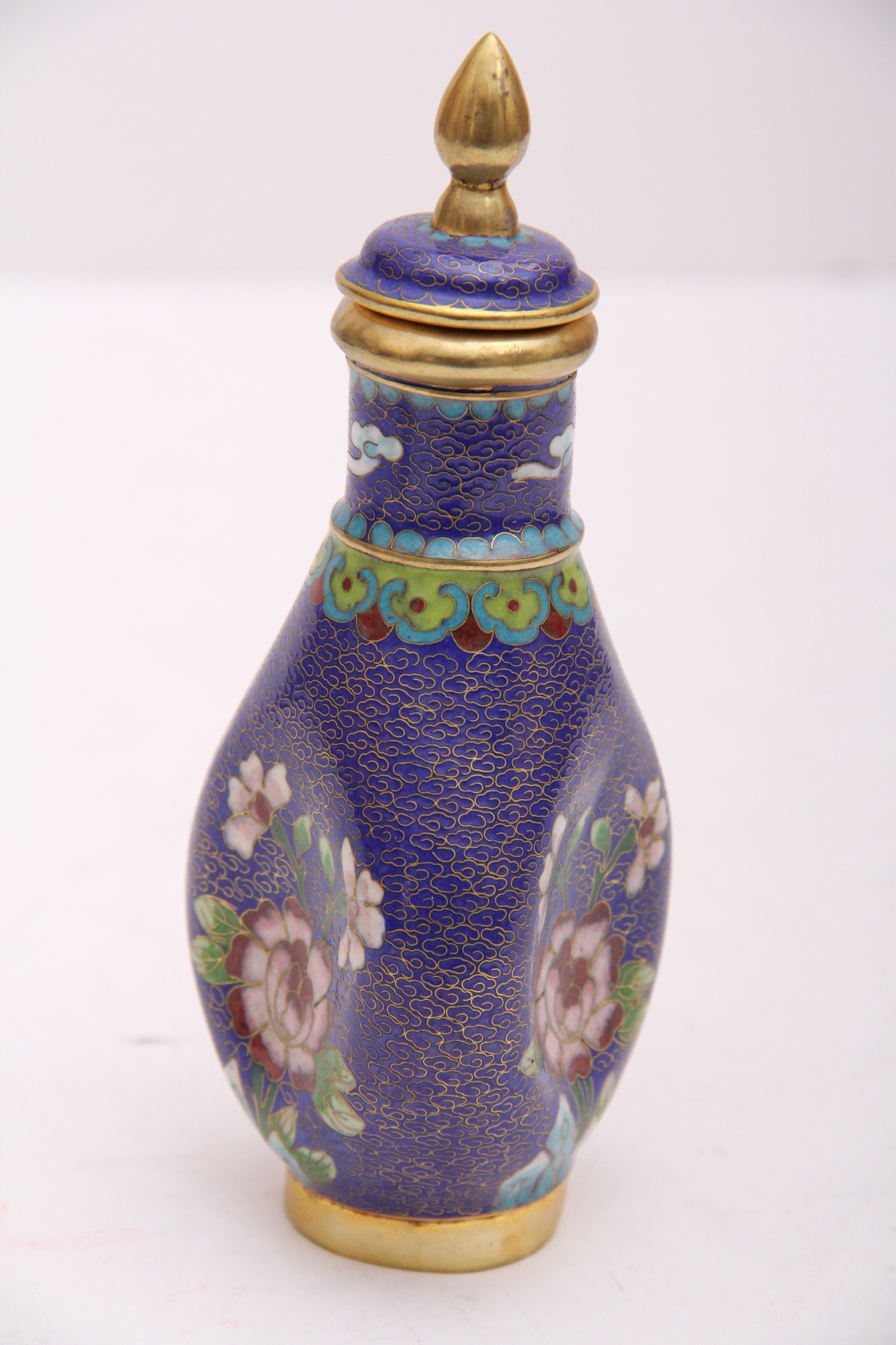 Japanese Cloisonne Lidded Vessel