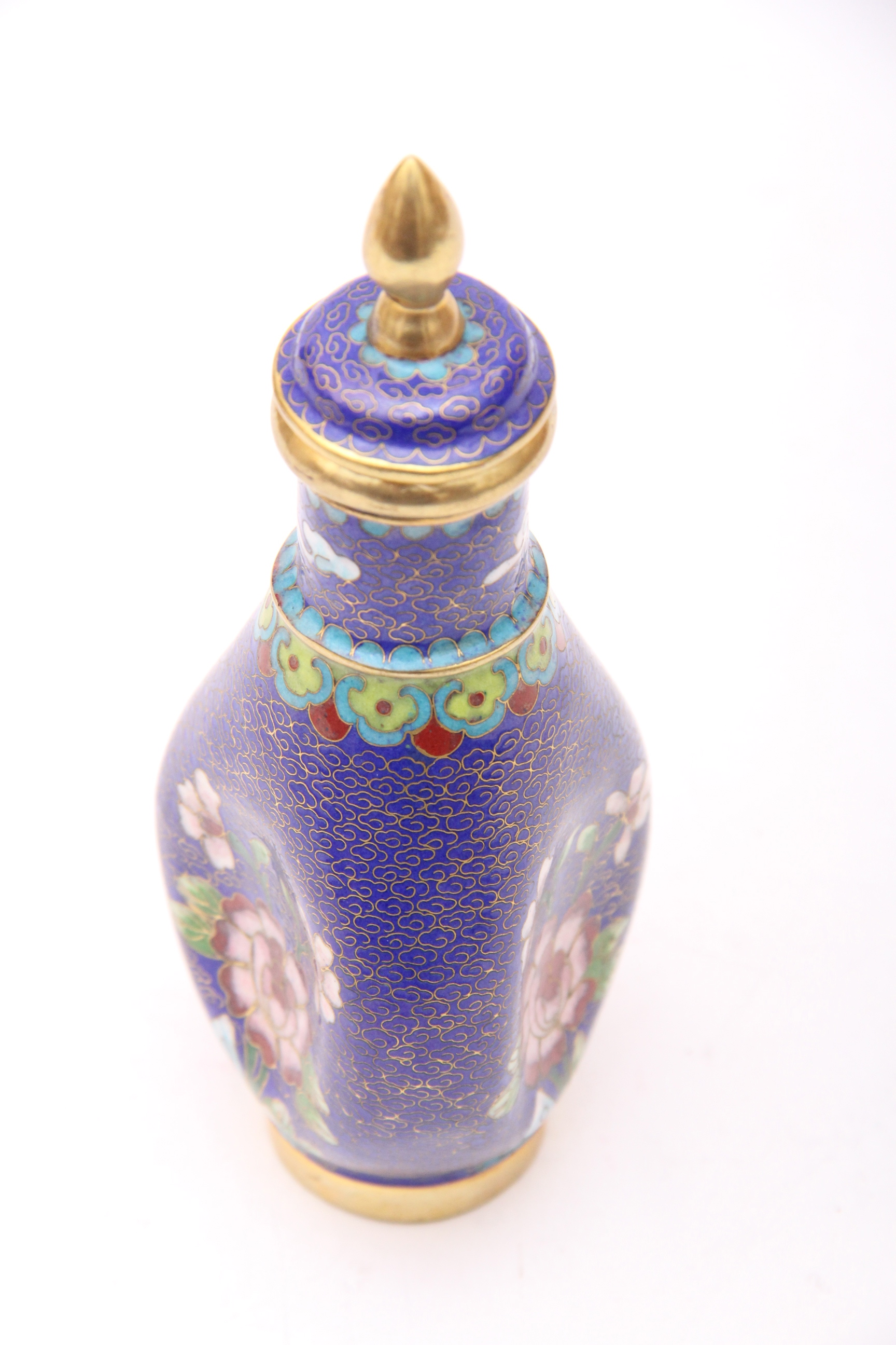 Japanese Cloisonne Lidded Vessel