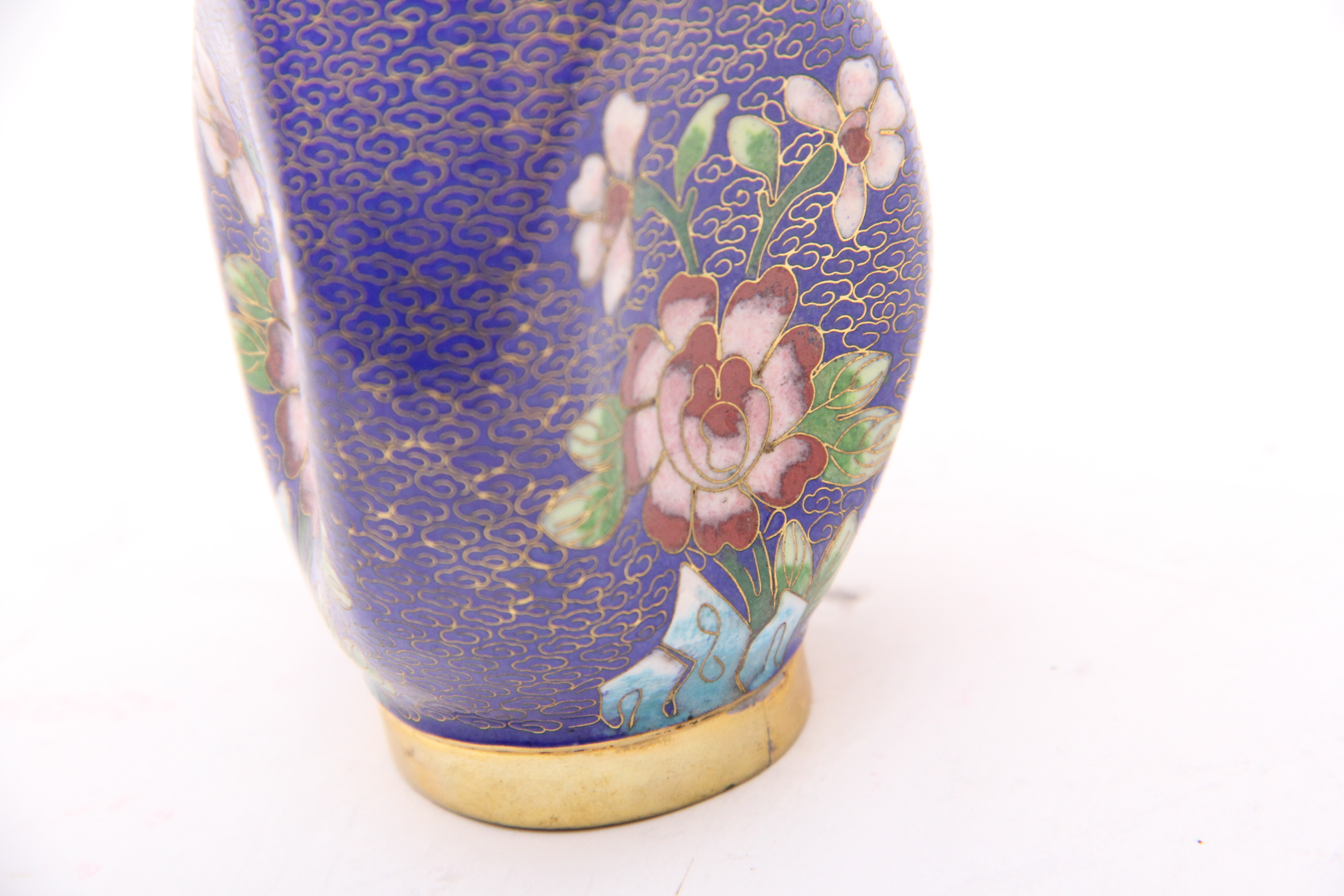 Japanese Cloisonne Lidded Vessel