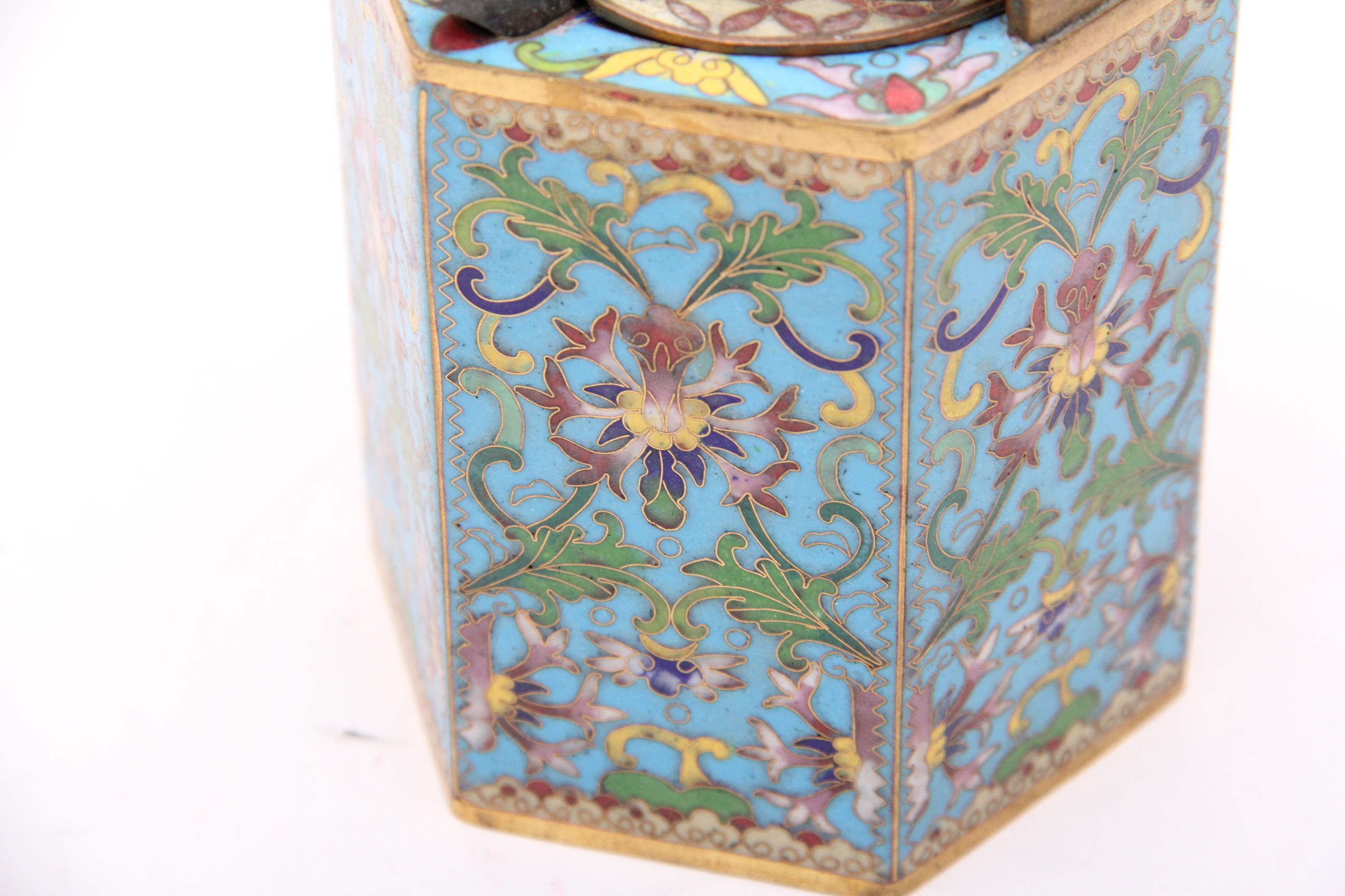 Chinese Cloisonne Tea Pot