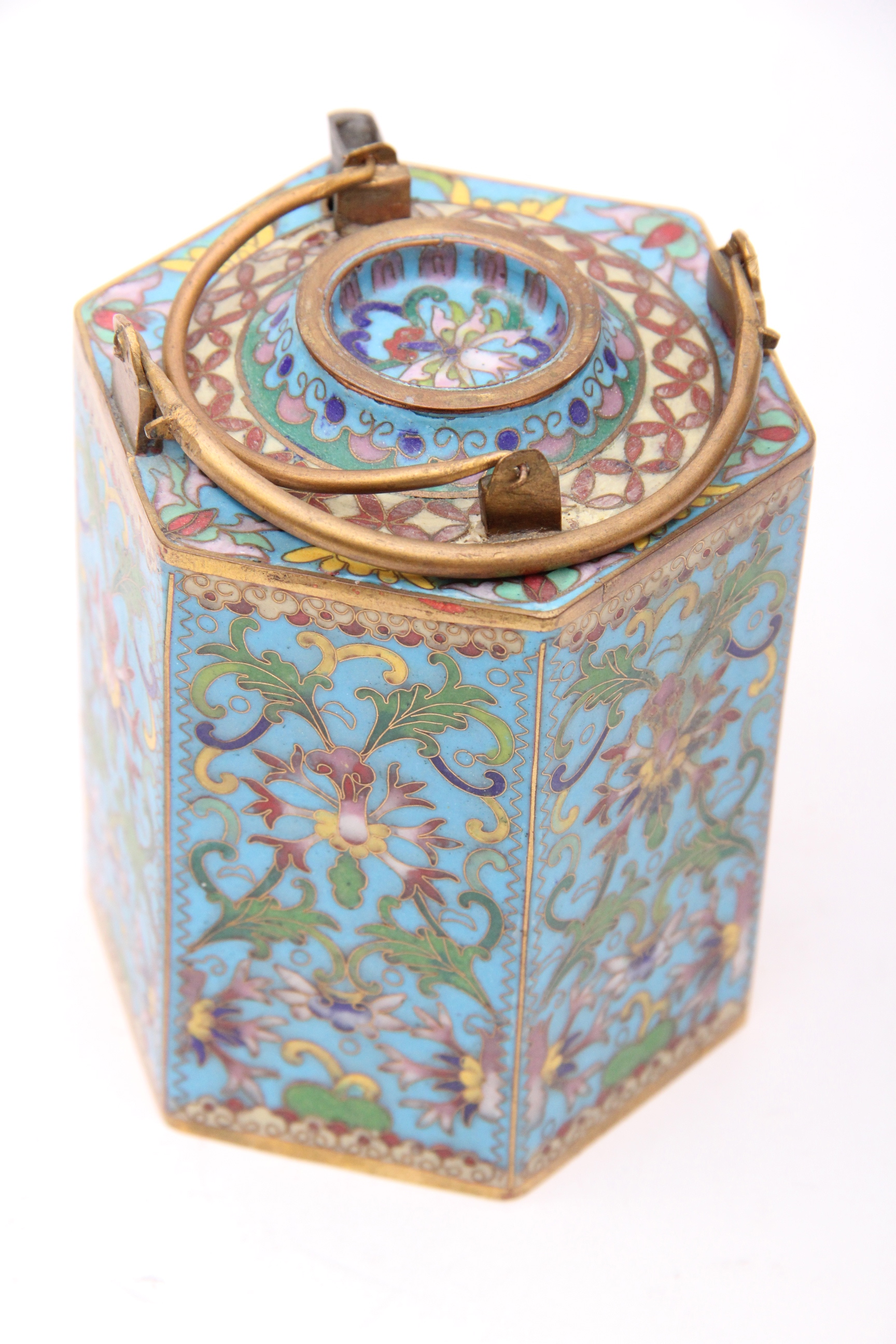 Chinese Cloisonne Tea Pot