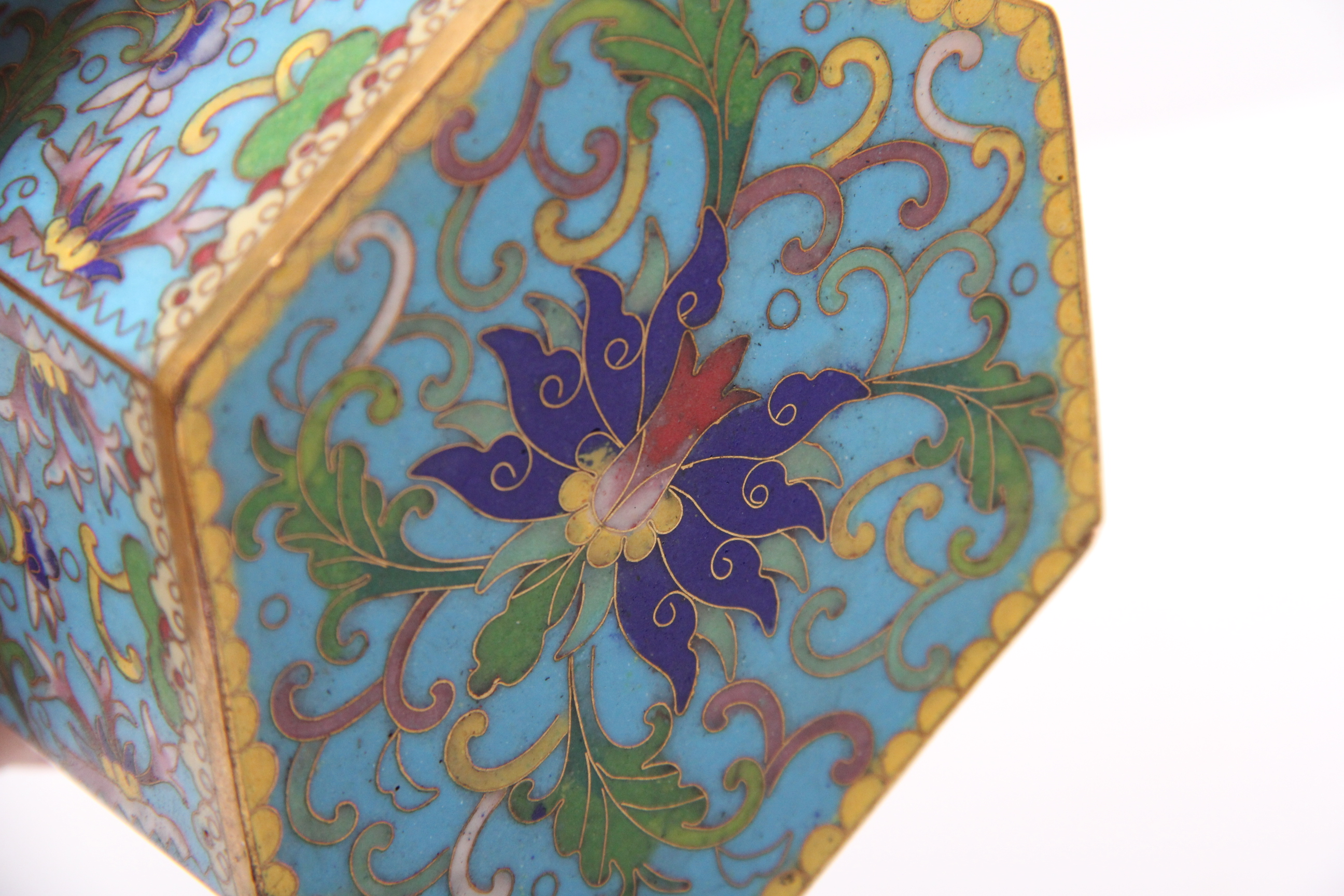 Chinese Cloisonne Tea Pot