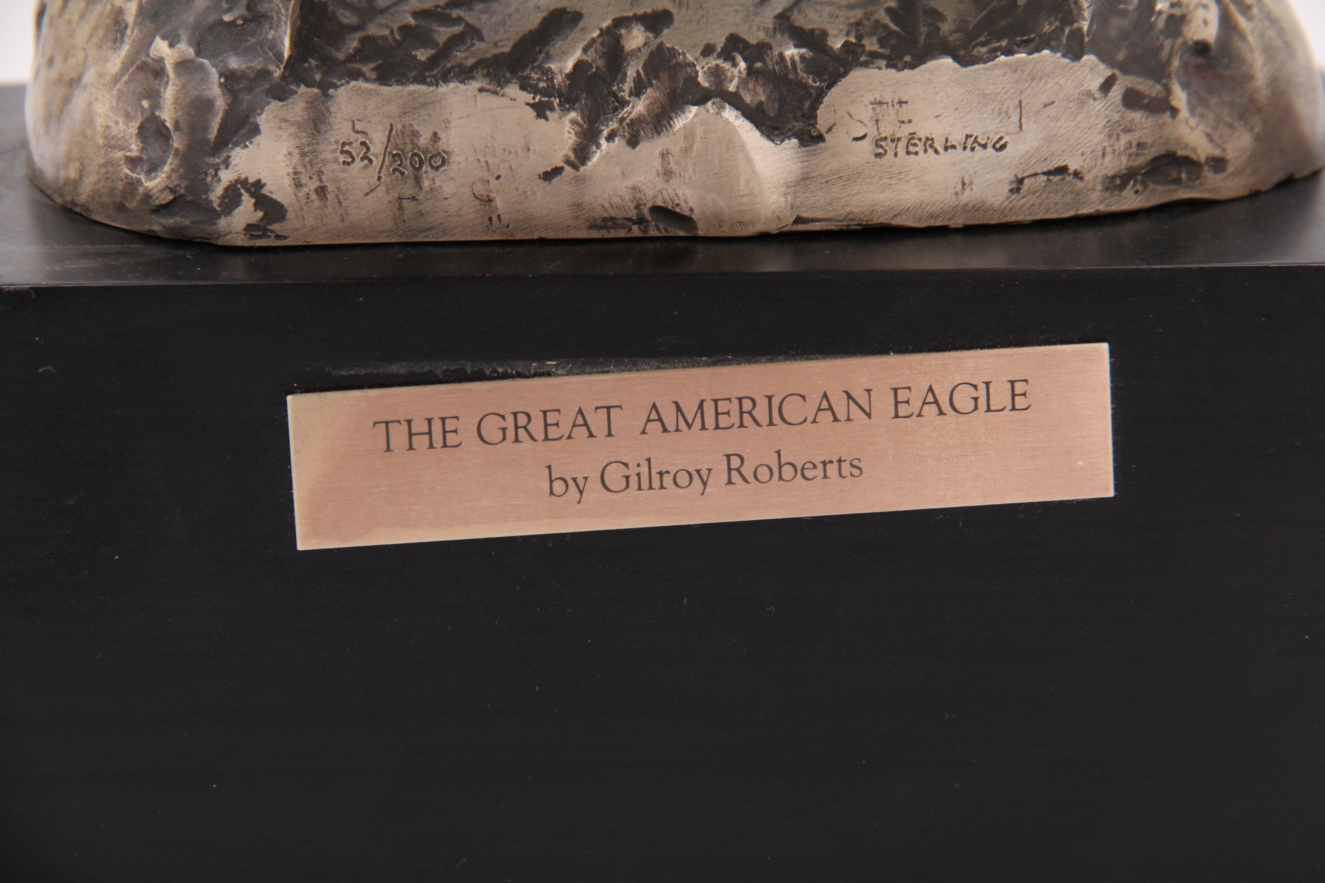 "The Great American Eagle" Sterling Sculpture by Gilroy Roberts