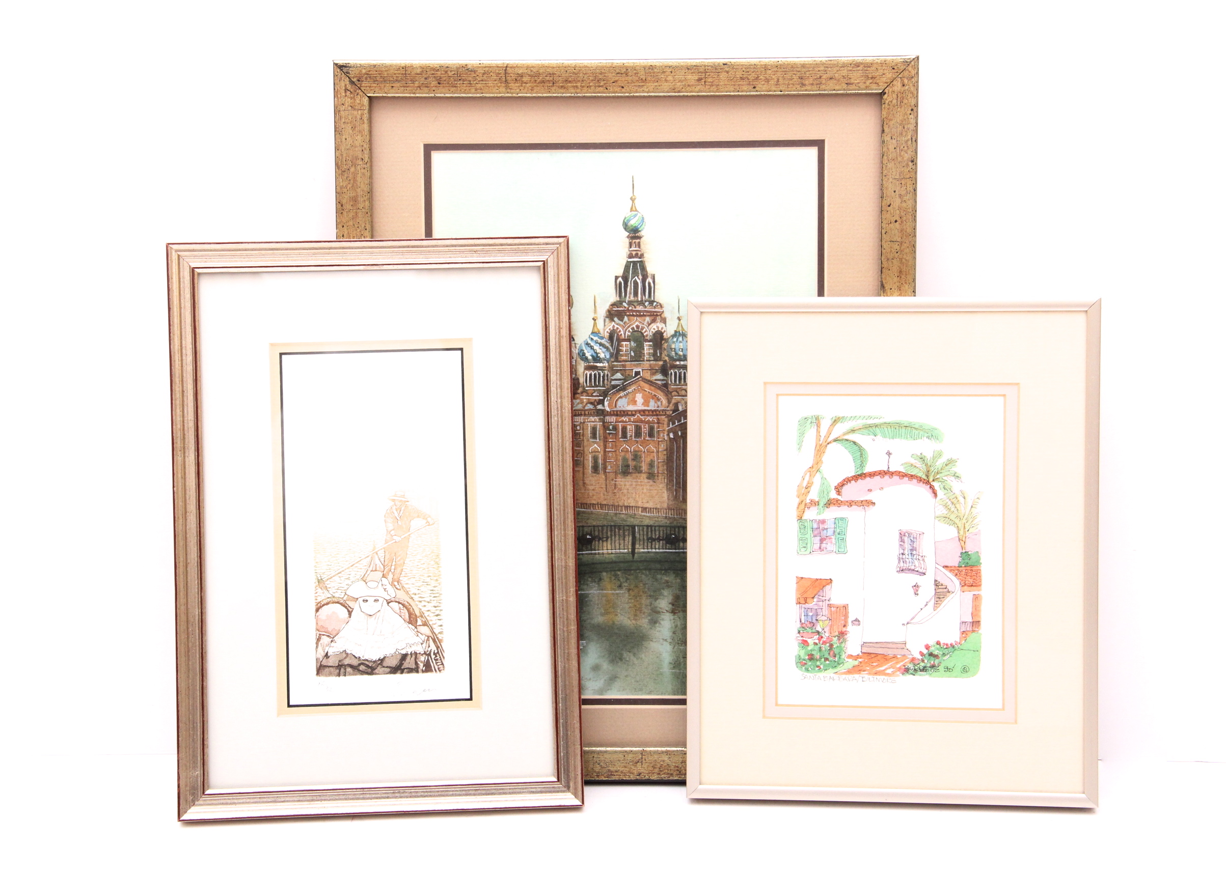 Trio of Framed Art