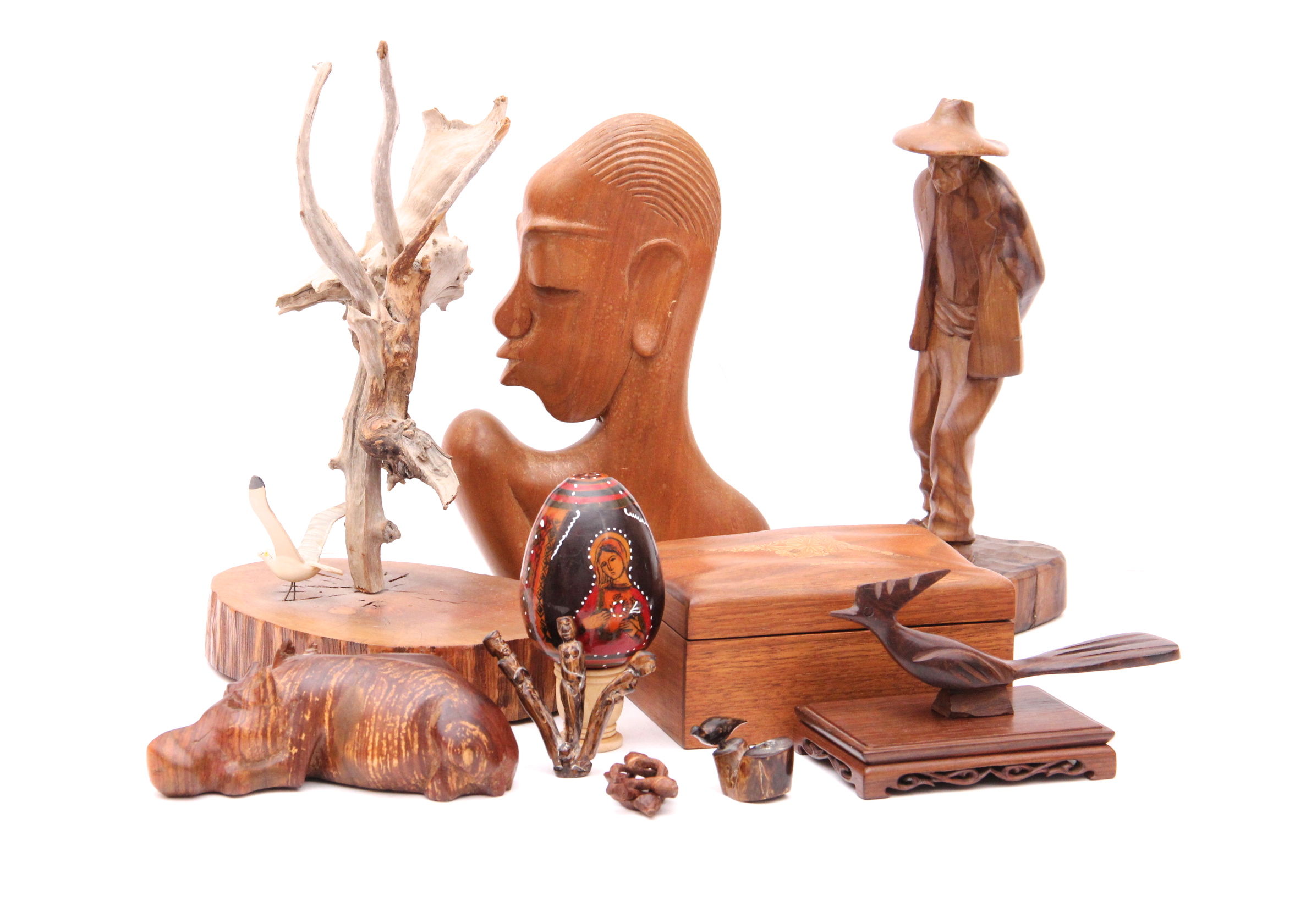 Collection of Wood Sculptures