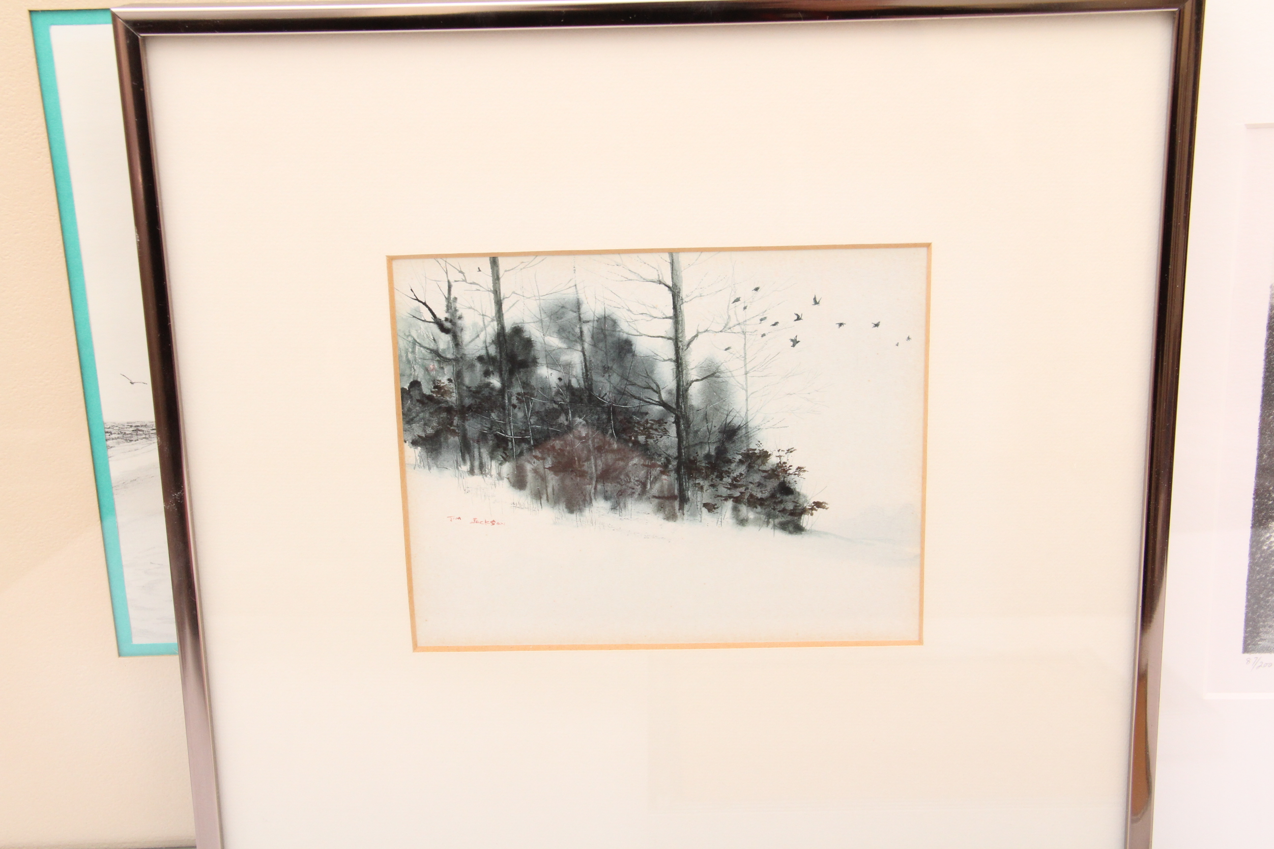 Quintet of Black and White Artworks