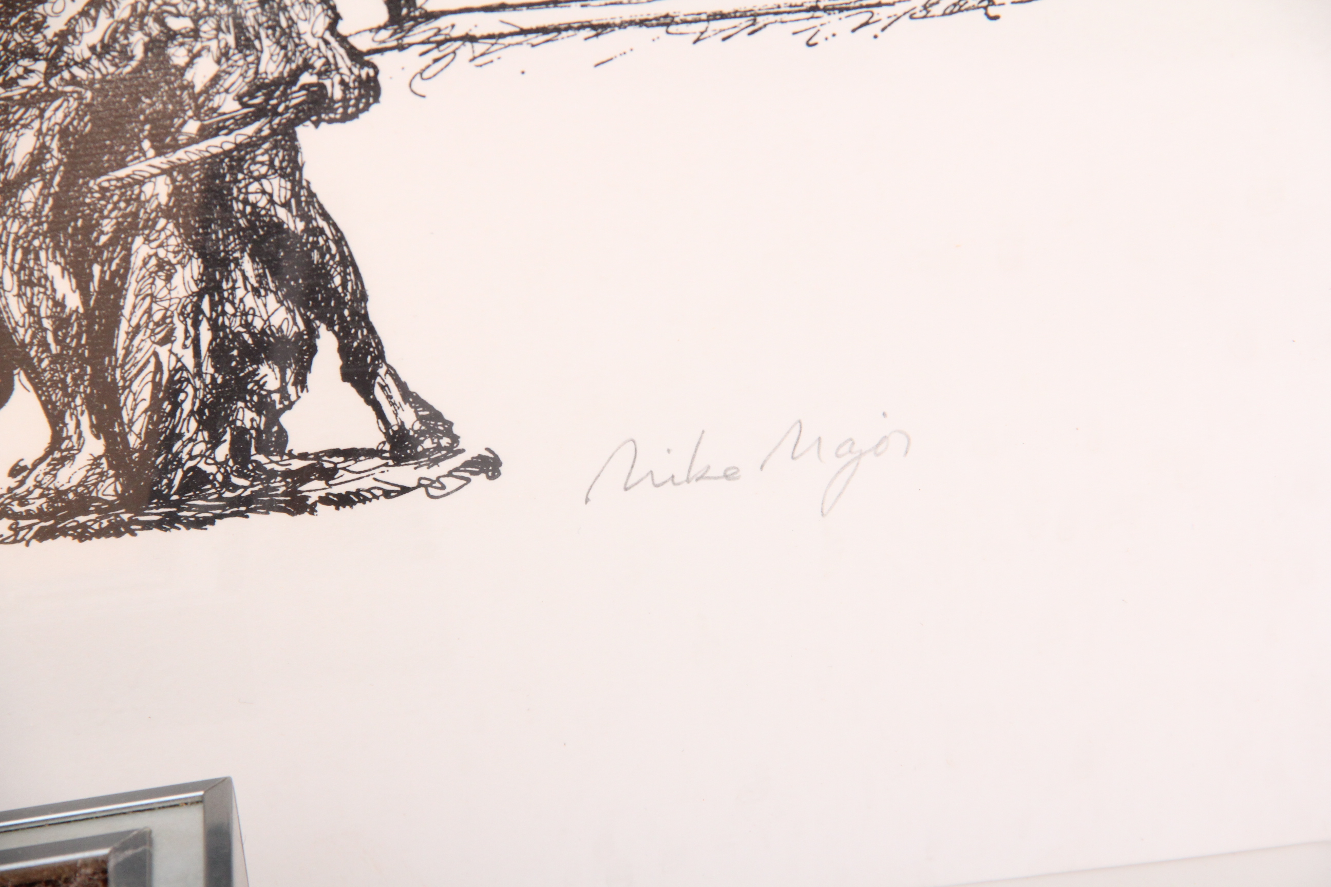 Quintet of Black and White Artworks