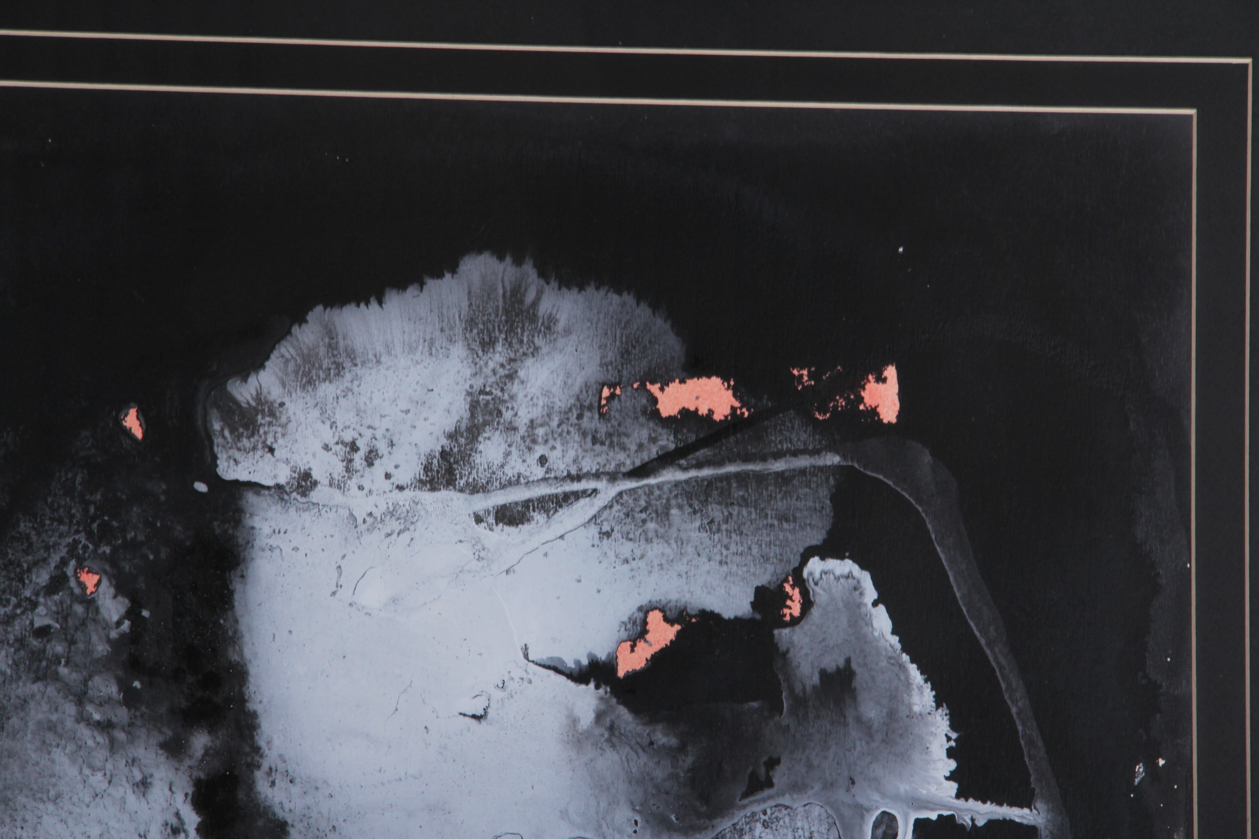 S. Klein Abstract Mixed Media Artwork