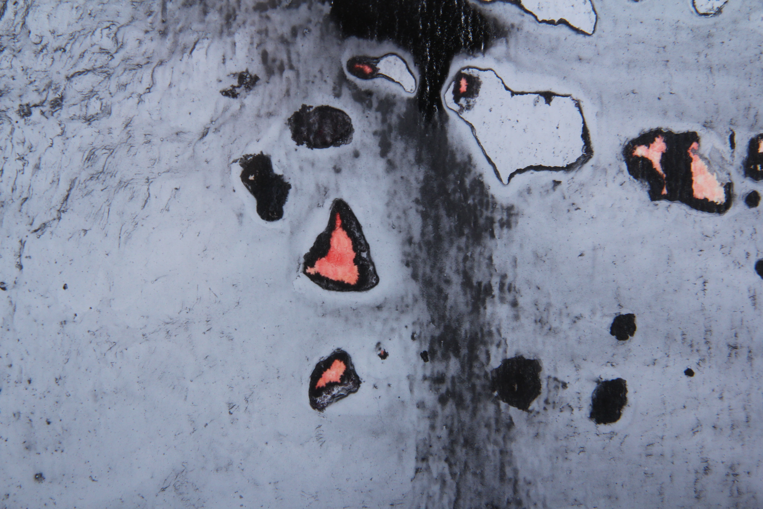 S. Klein Abstract Mixed Media Artwork