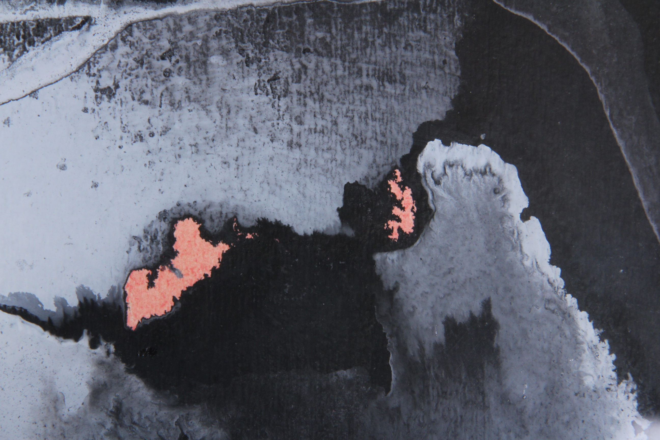 S. Klein Abstract Mixed Media Artwork