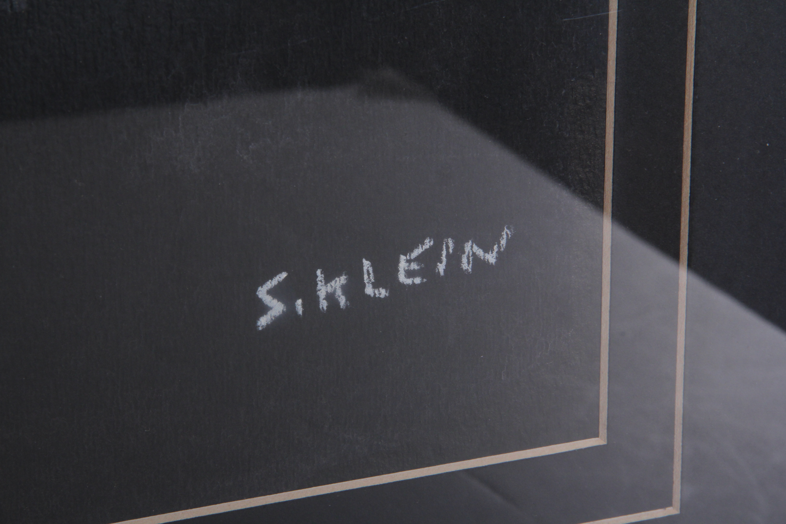 S. Klein Abstract Mixed Media Artwork