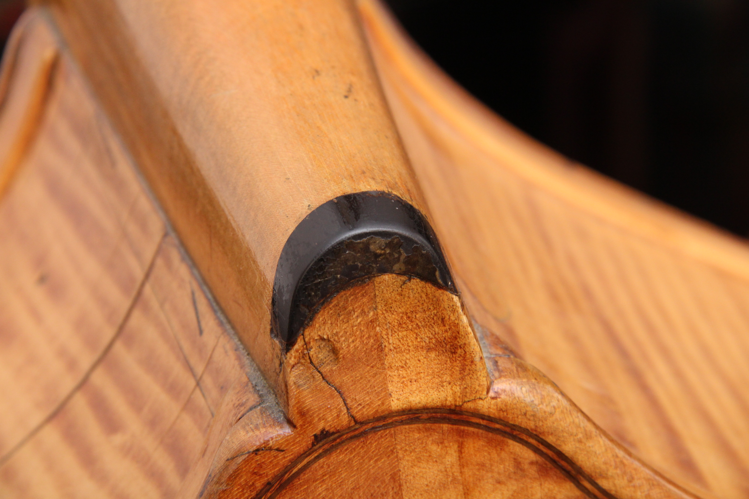 Antique Standing Bass with Electric Pickups