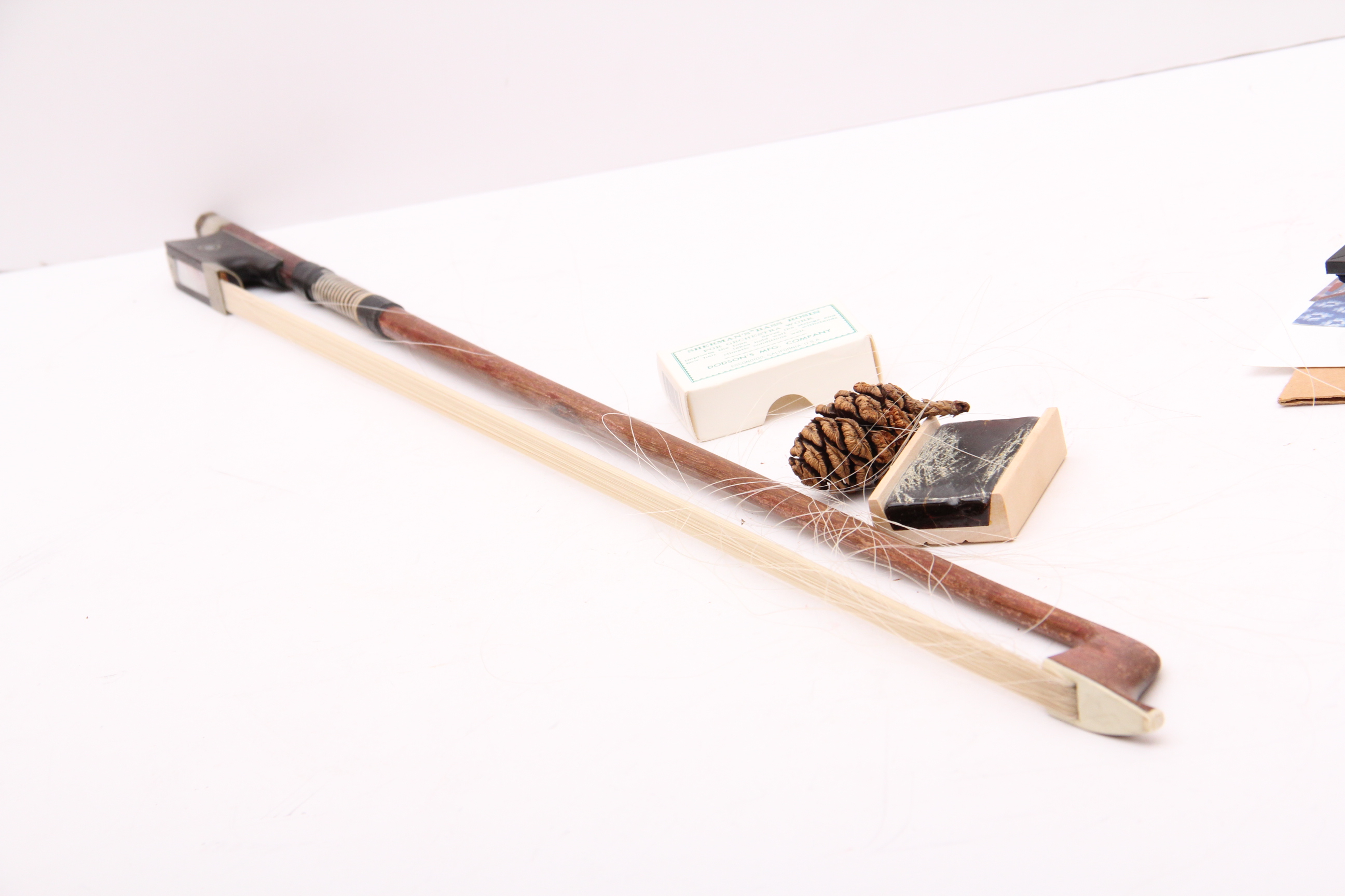 Antique Standing Bass with Electric Pickups