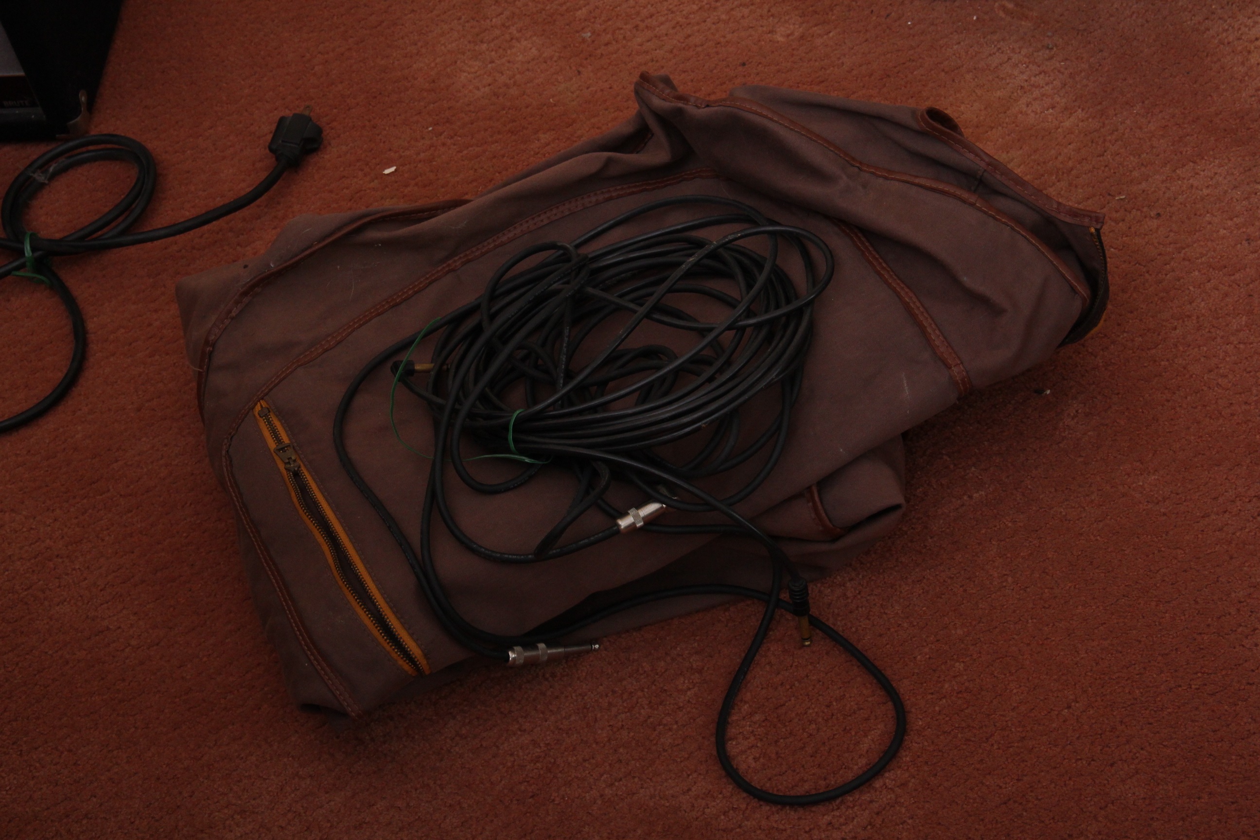 Antique Standing Bass with Electric Pickups