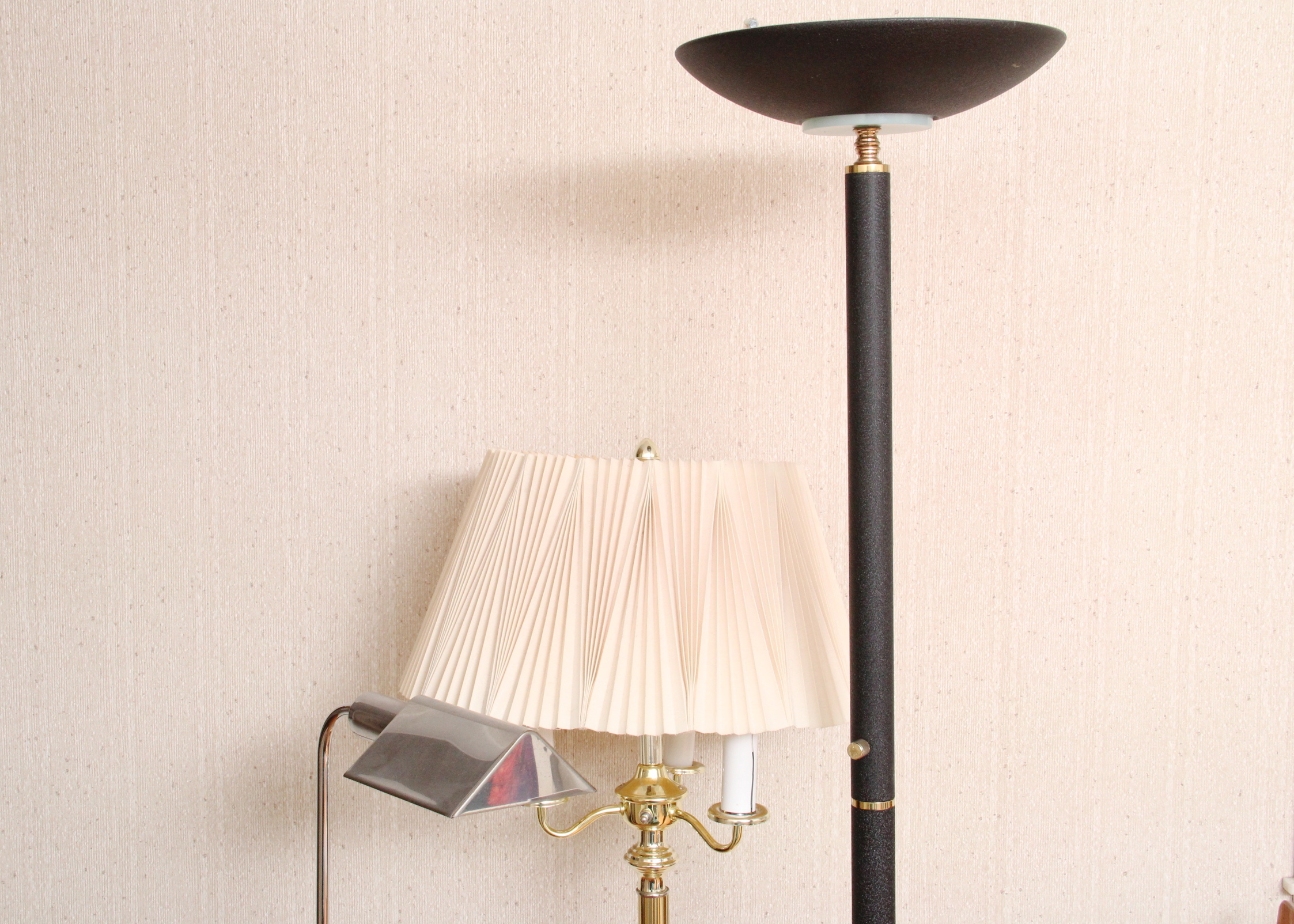 Trio of Floor Lamps