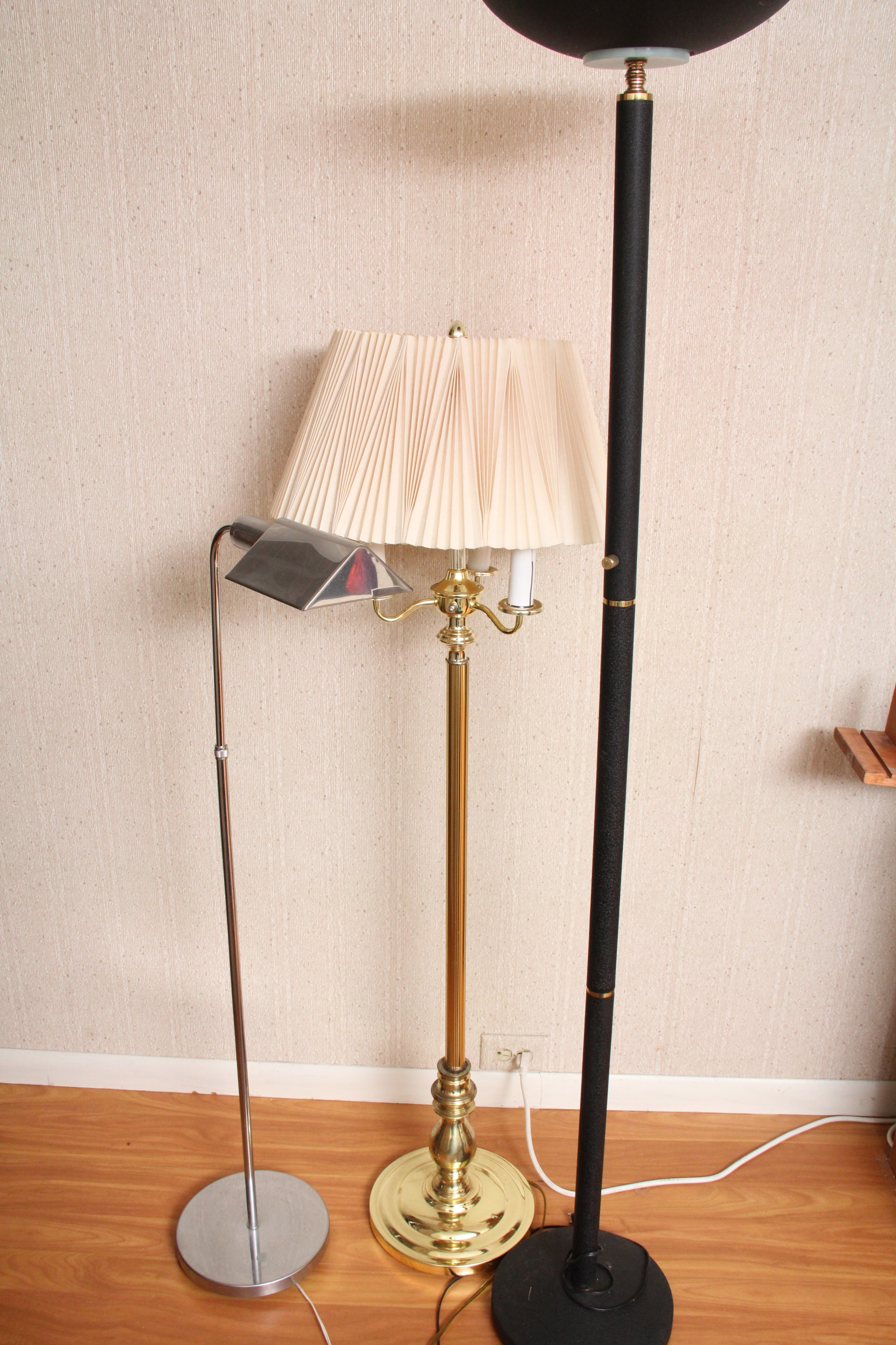 Trio of Floor Lamps
