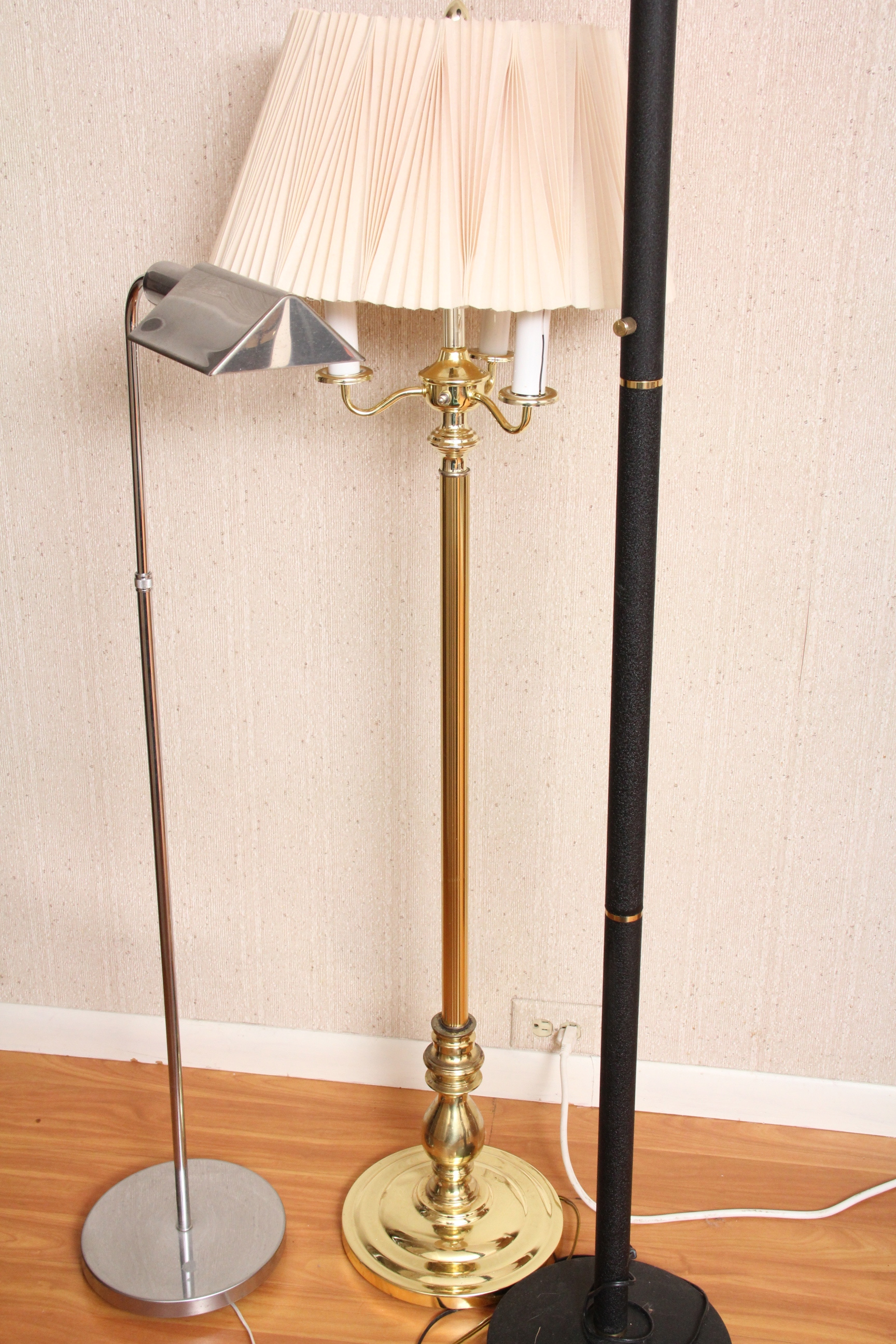 Trio of Floor Lamps