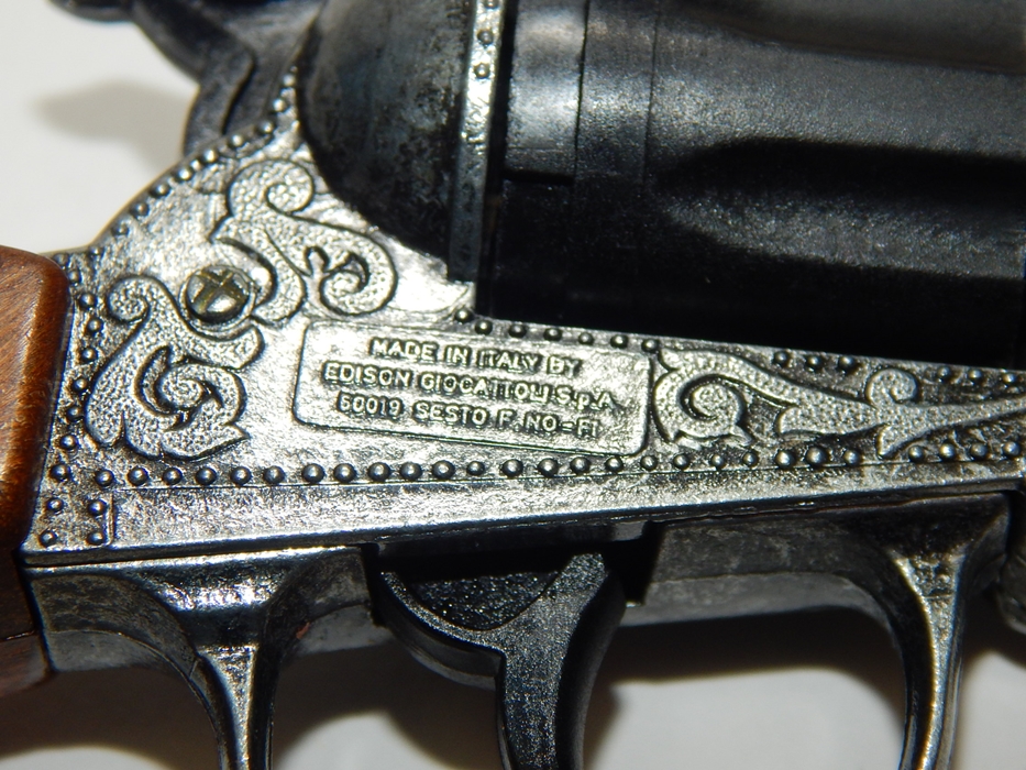 Vintage Edison Giocattoli  Italian Toy Cap Guns