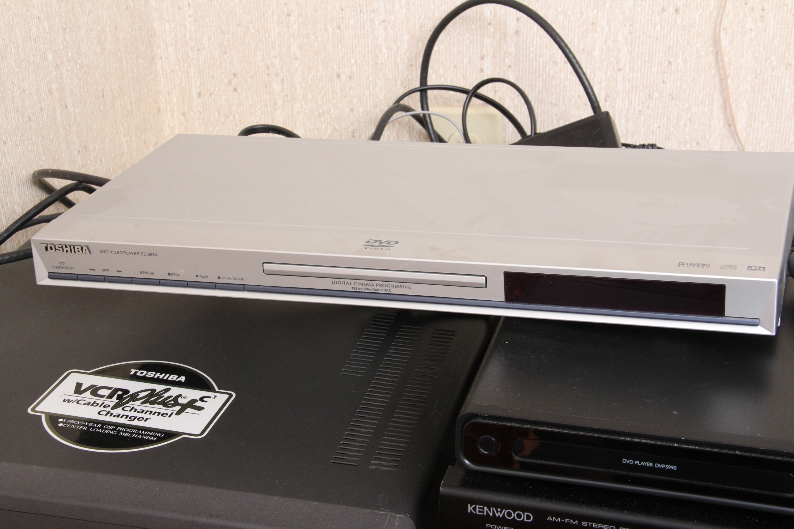 DVD Players and Kenwood AM-FM Receiver