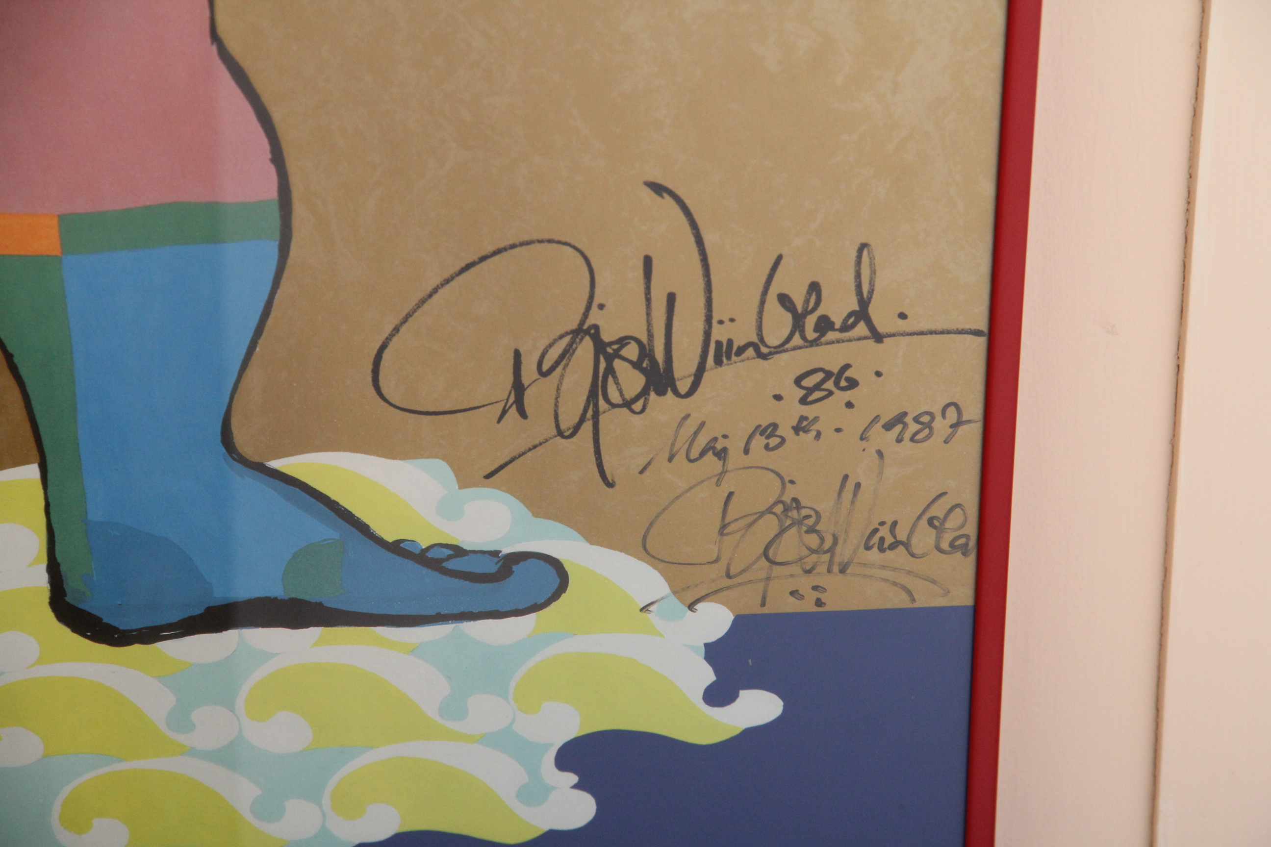 1986 Carnival Cruise Lines Poster by Bjørn Wiinblad