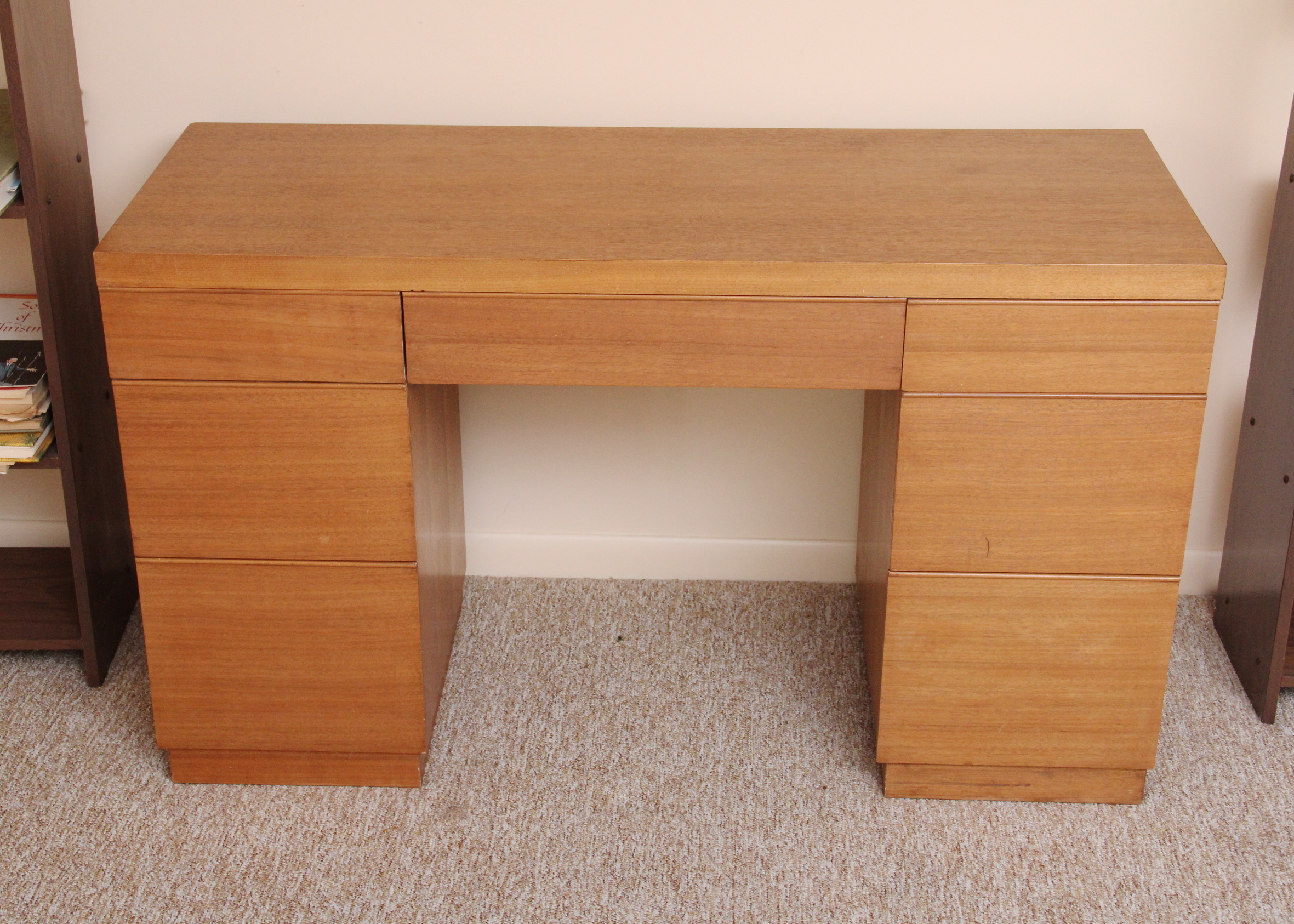 Vintage Thomasville Furniture Solid Oak Desk
