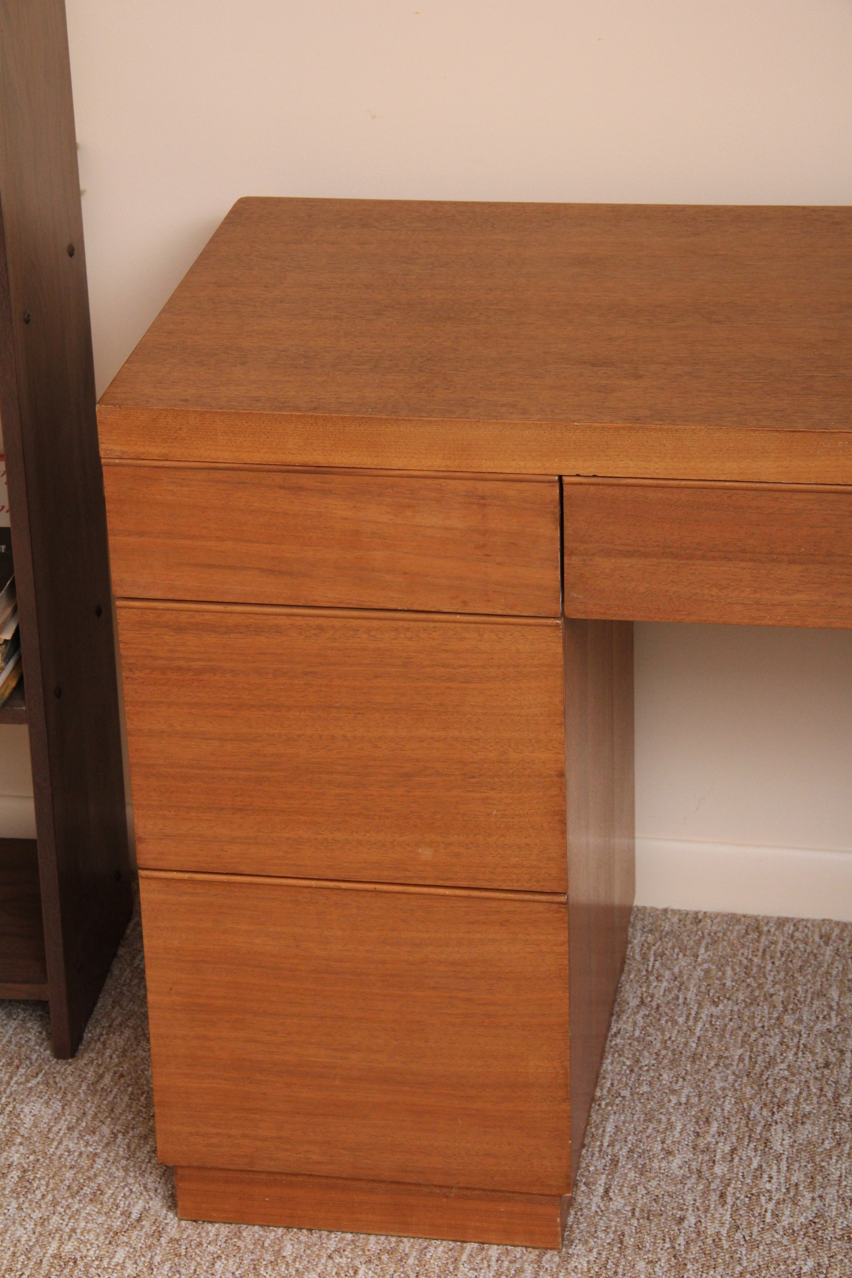 Vintage Thomasville Furniture Solid Oak Desk