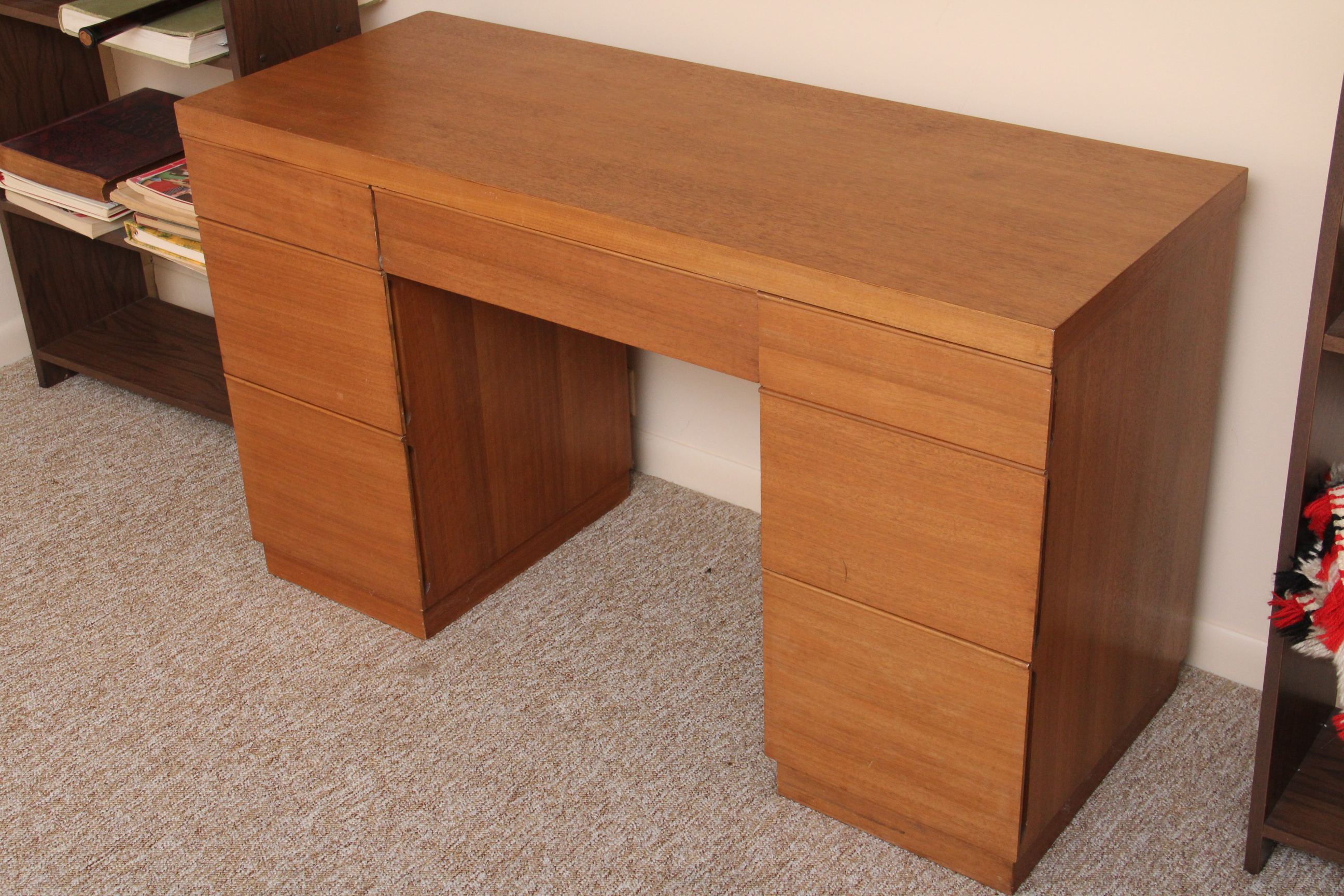 Vintage Thomasville Furniture Solid Oak Desk