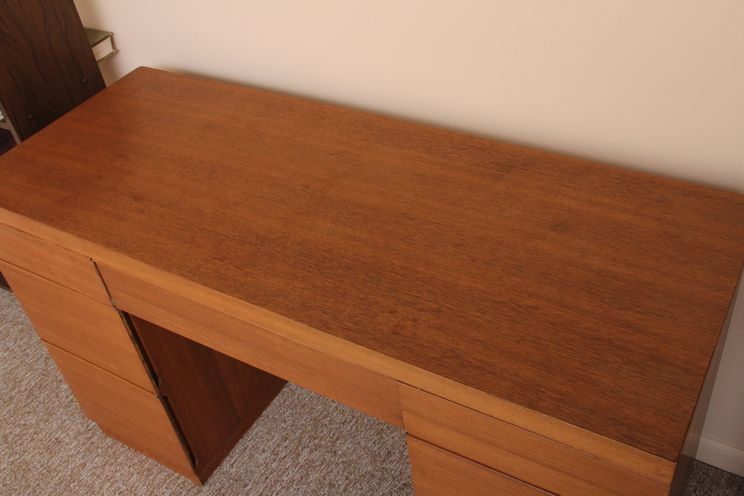 Vintage Thomasville Furniture Solid Oak Desk