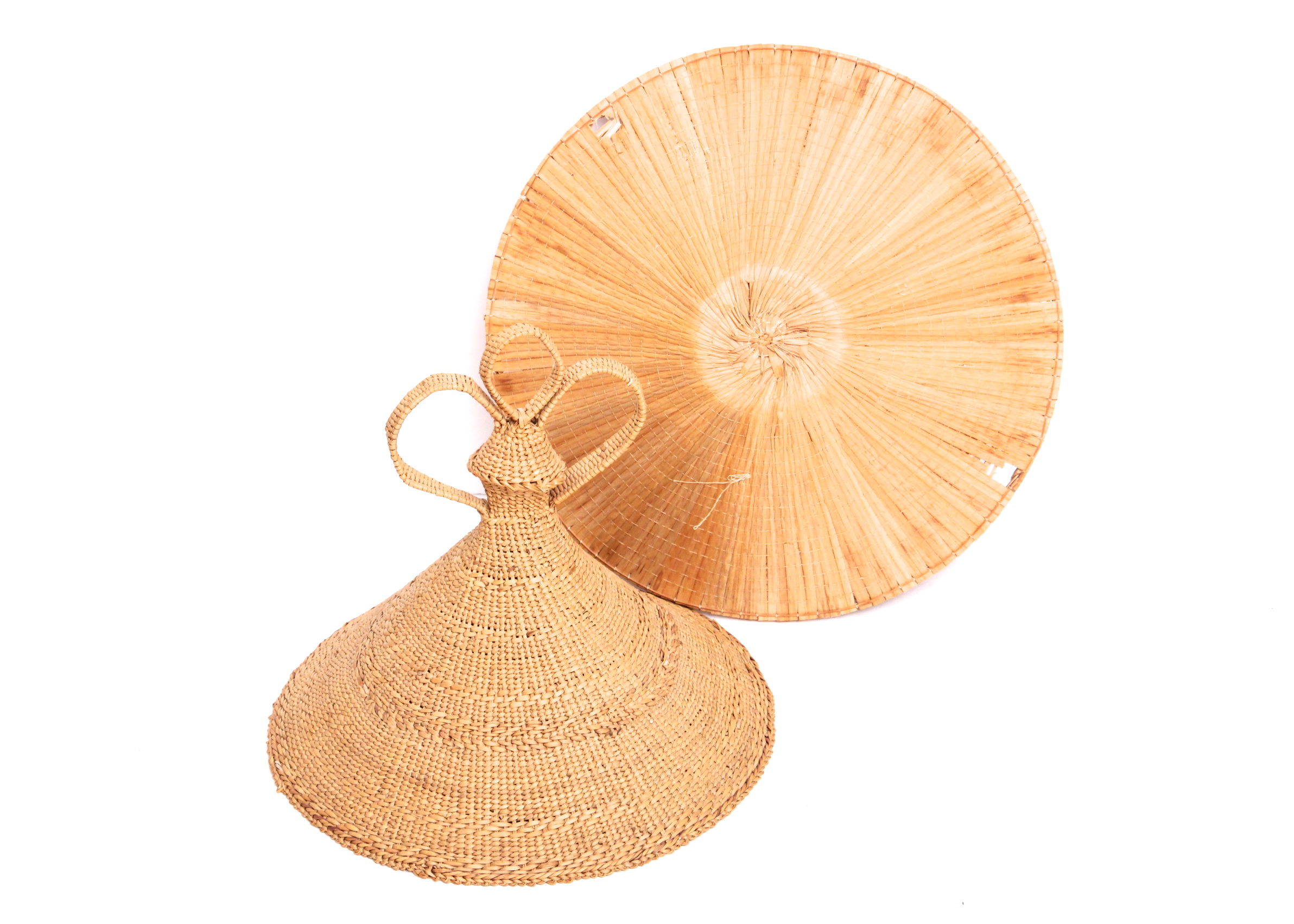 Pair of Japanese Rice Paddy Hats