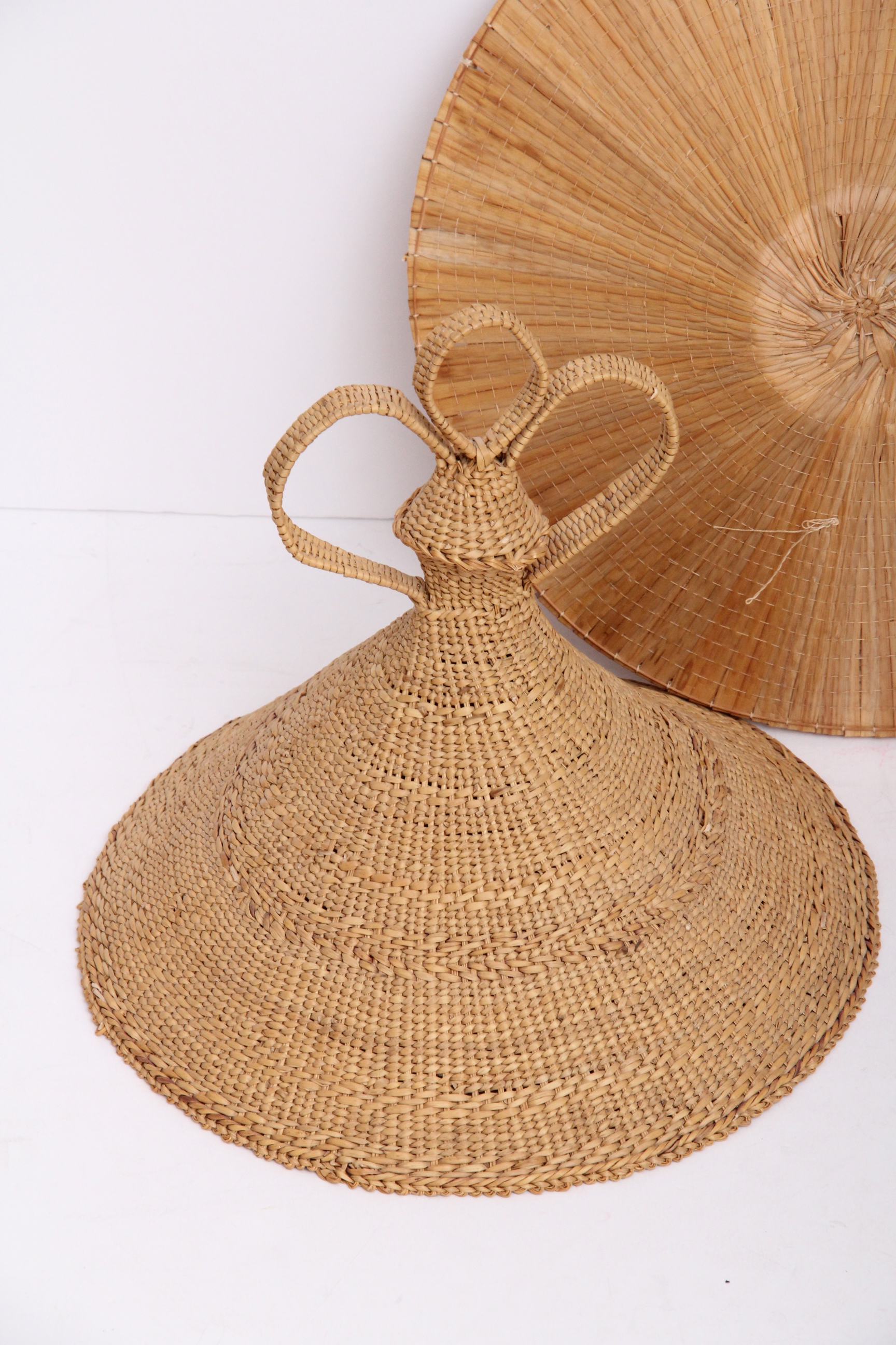 Pair of Japanese Rice Paddy Hats