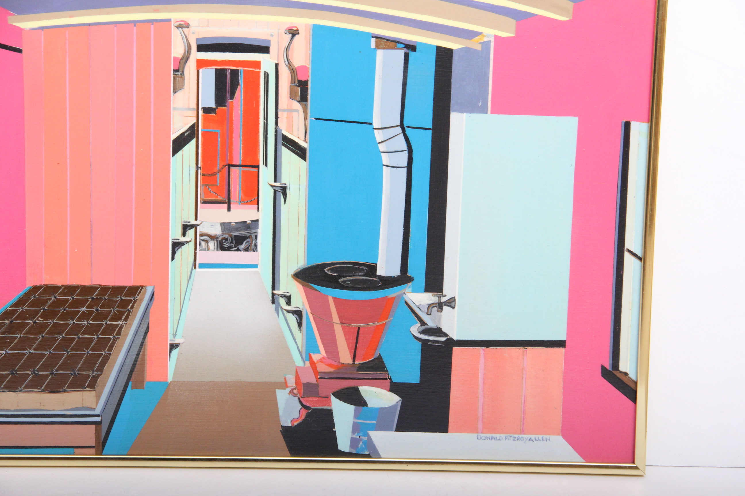 "Inside the Pink Caboose" by Donald Fitzroy Allen
