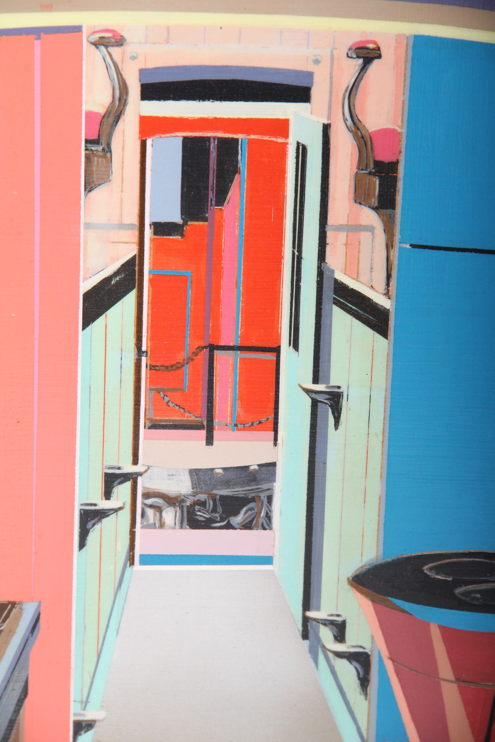 "Inside the Pink Caboose" by Donald Fitzroy Allen