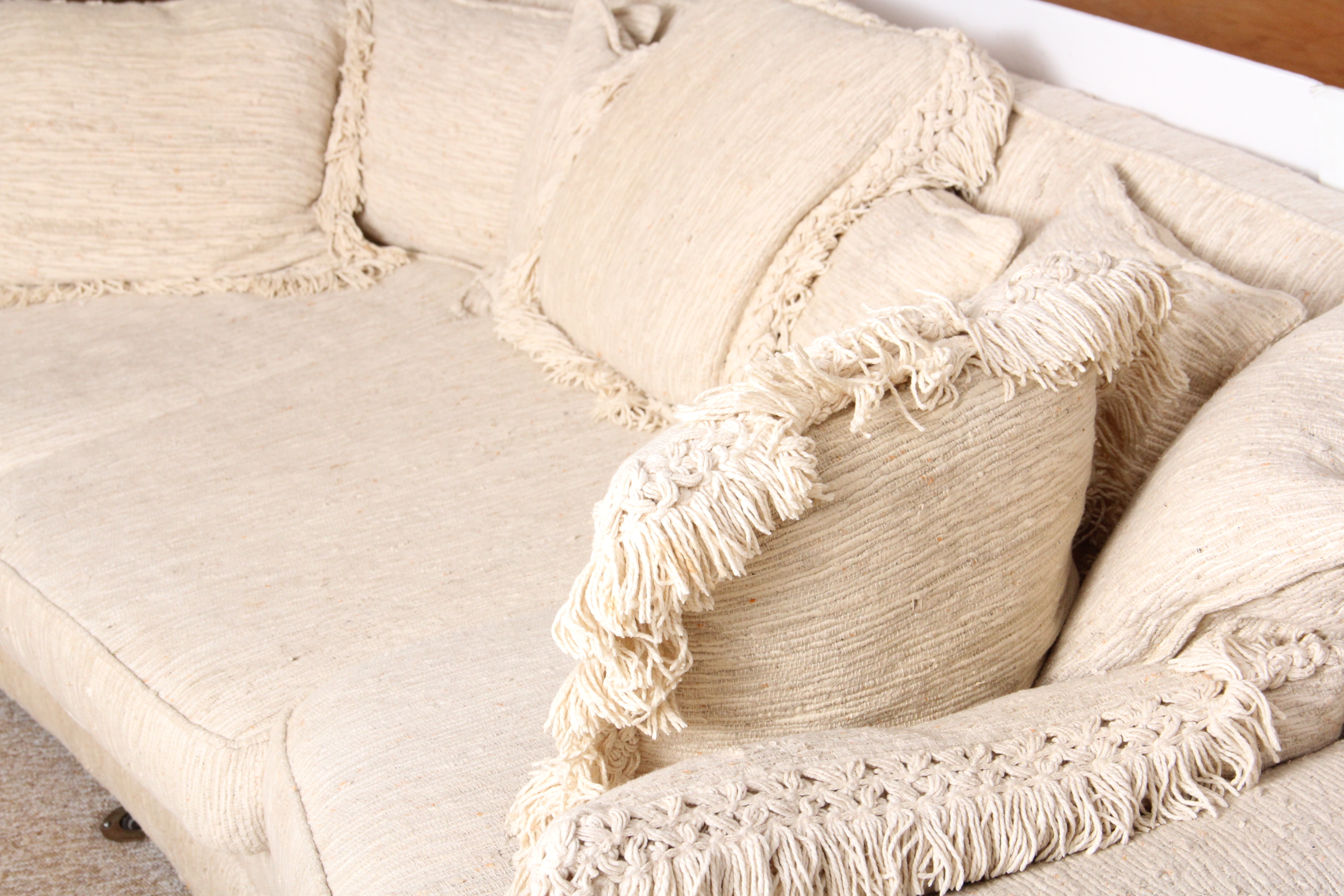 Vintage Curve Back Sofa