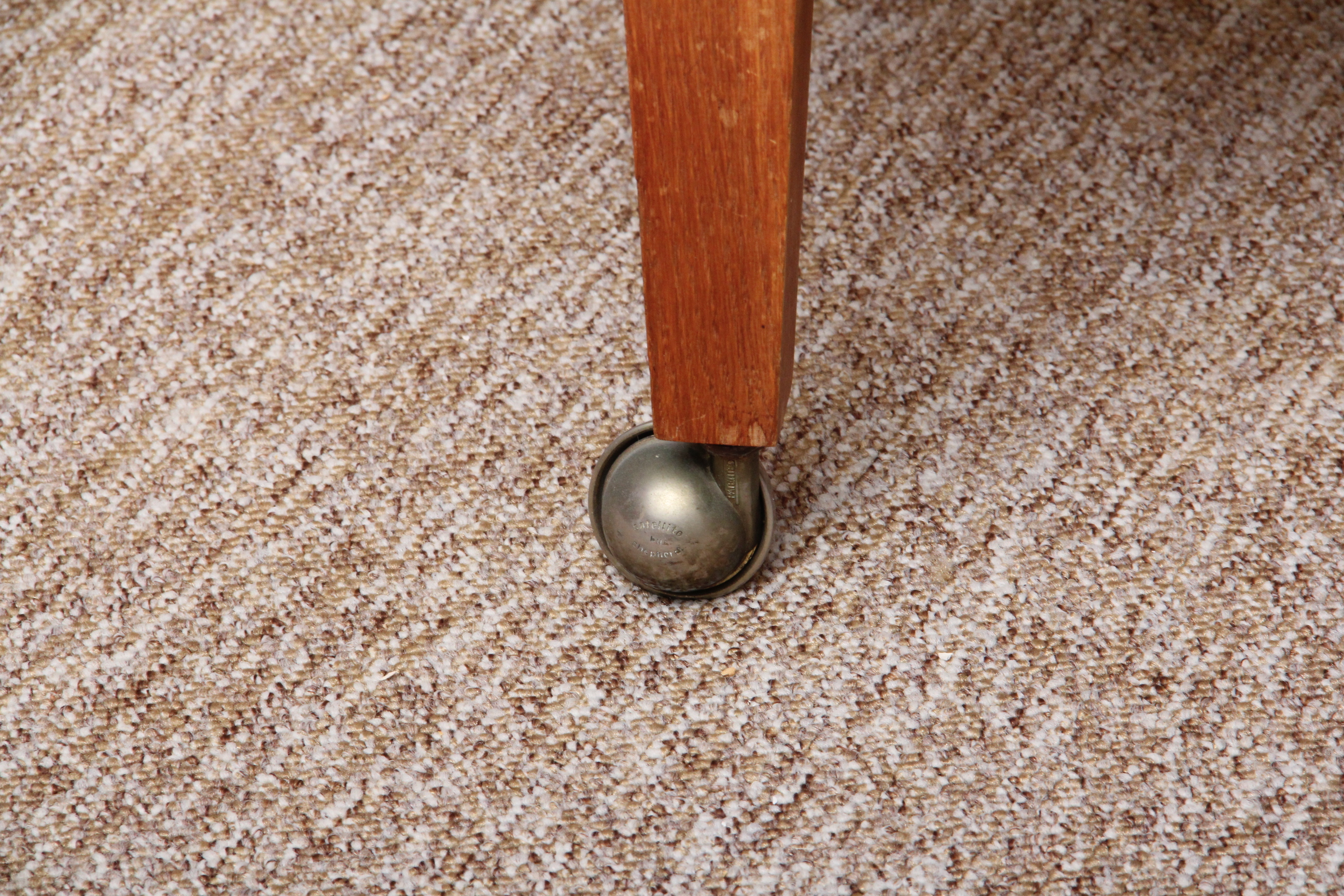 Vintage Wheeled Entertaining Coffee Table