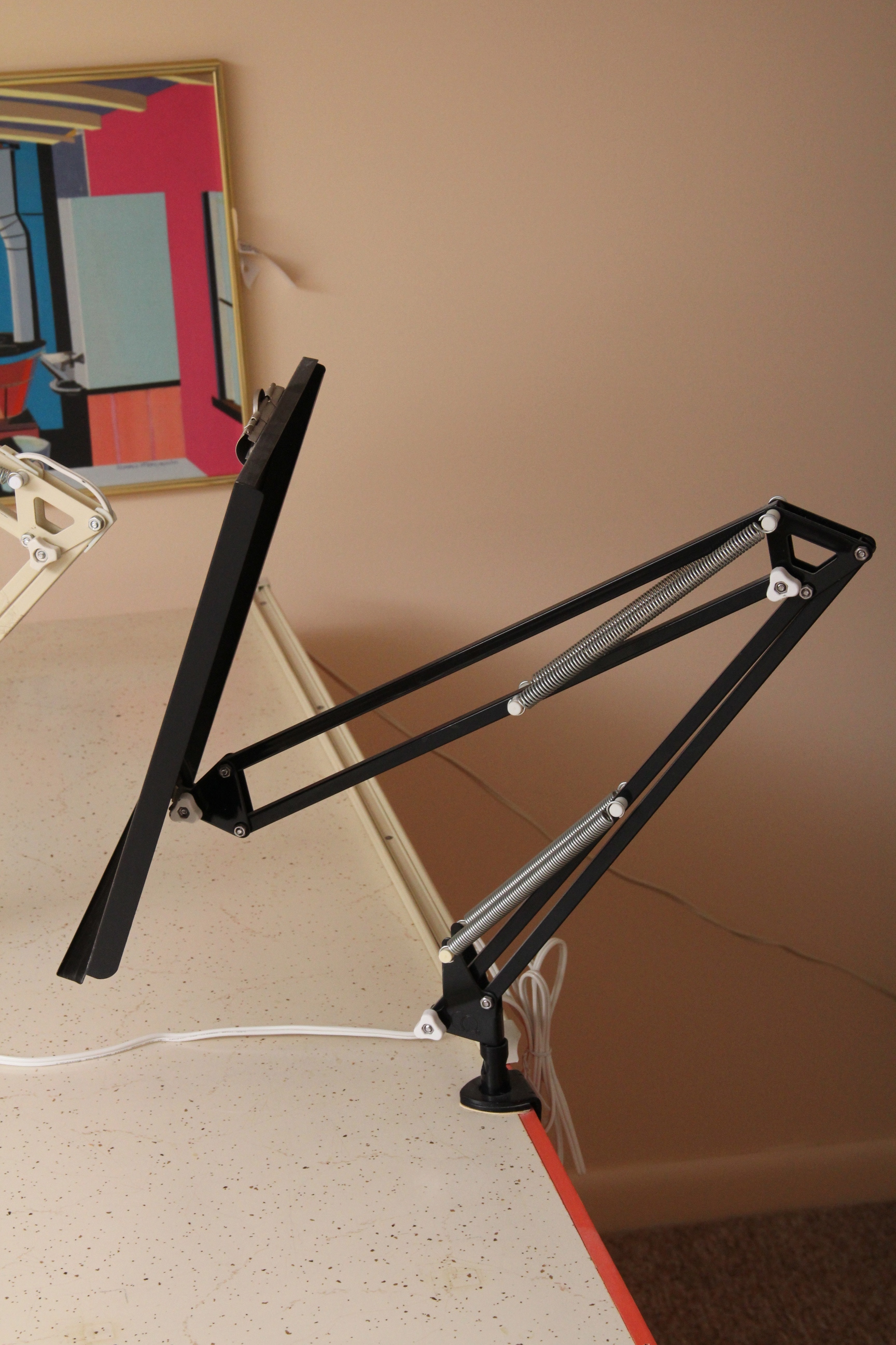 Vintage Typist Table with Light