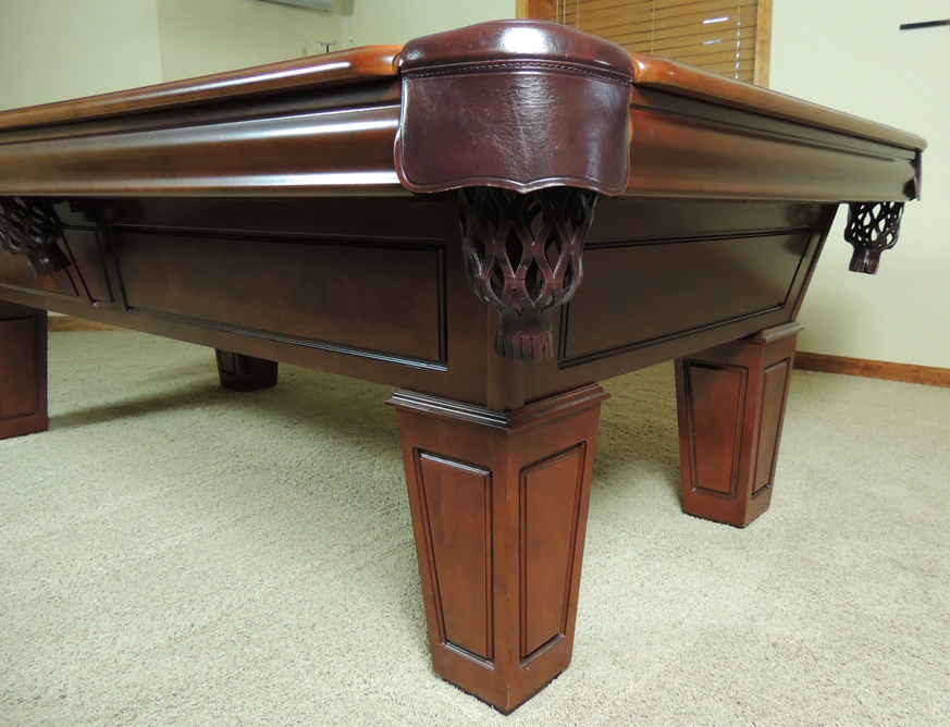 Fischer Mahogany Billiard Table
