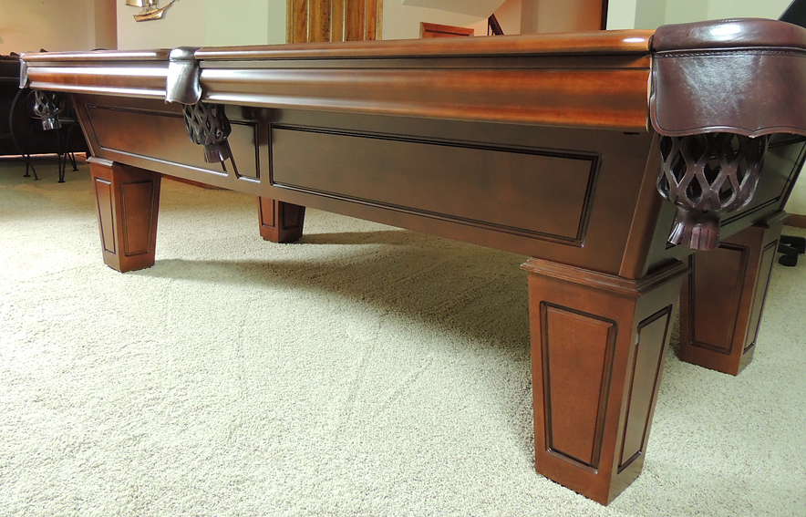 Fischer Mahogany Billiard Table