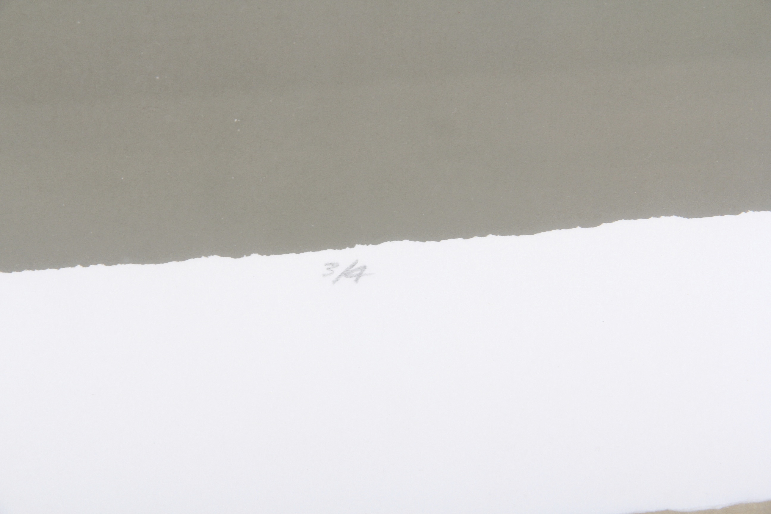 Serigraph of "Twinrocker Terrain" by John O. Schlump