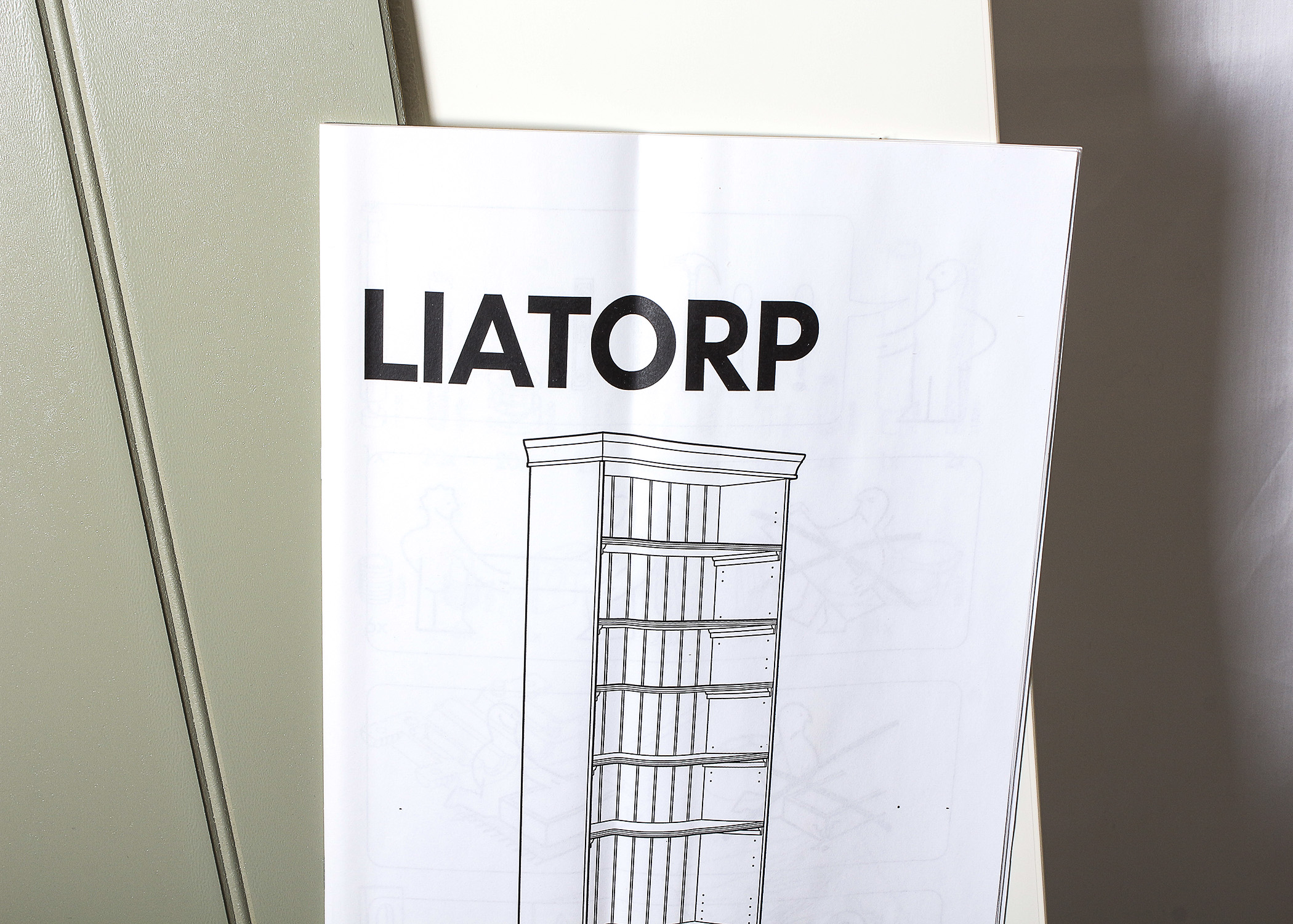 Unassembled Liatorp Ikea Shelf