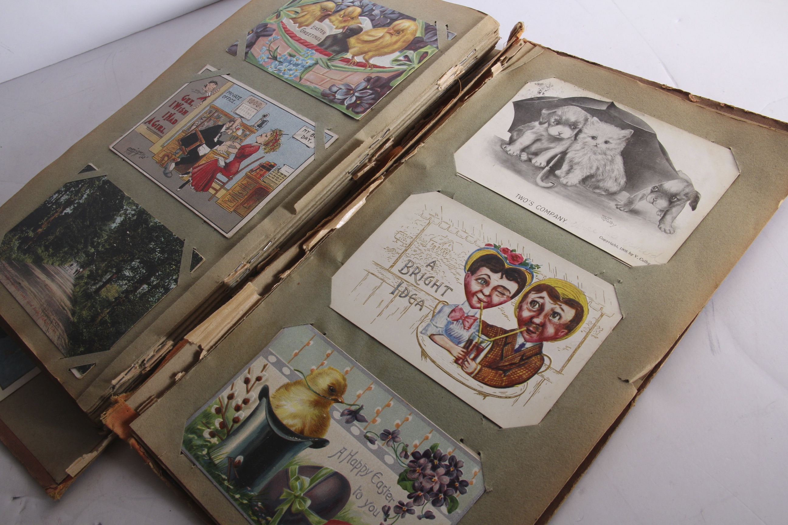 Album of Antique Postcards