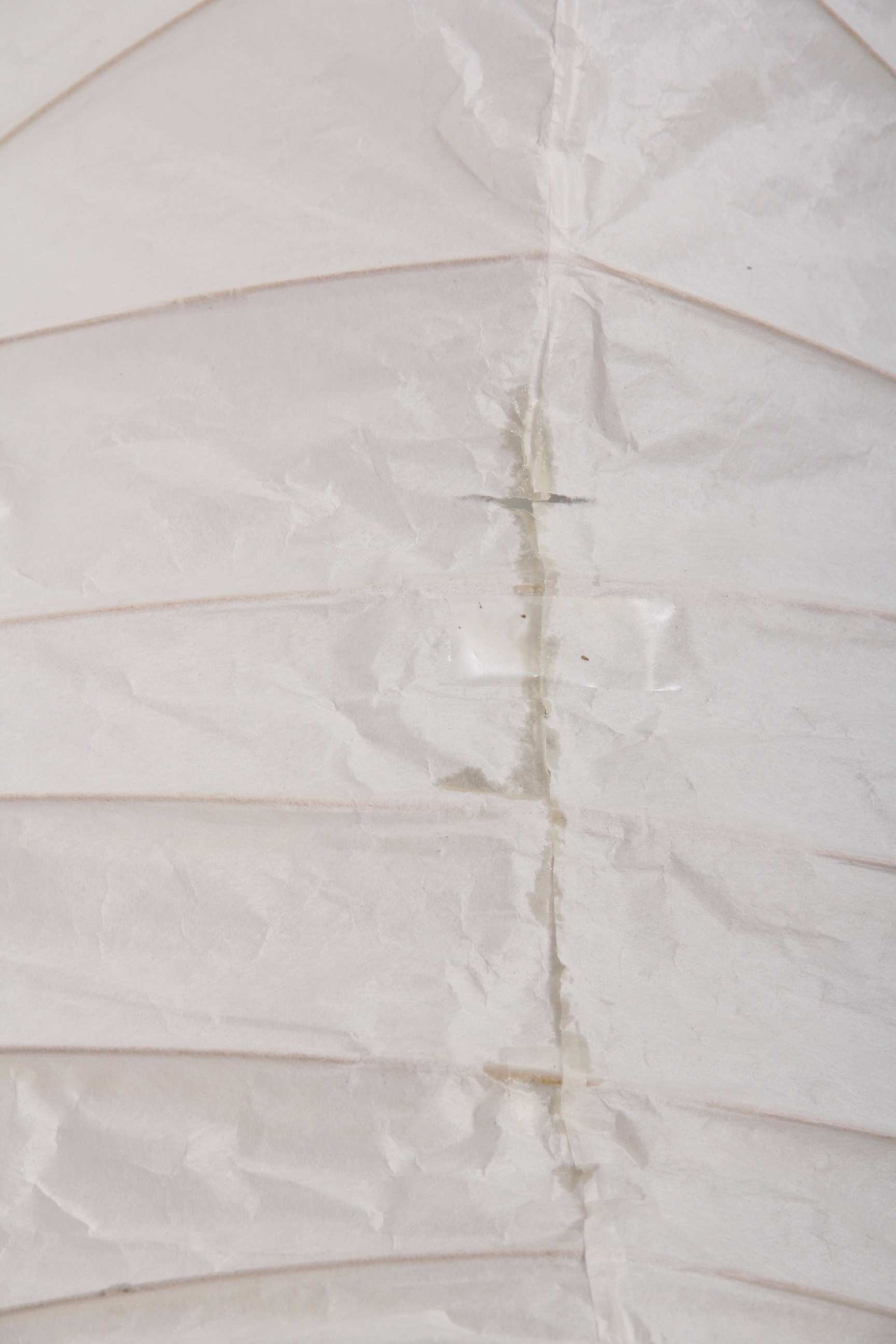 Pair of Isamu Noguchi Akari Paper Light Suspension Sculptures