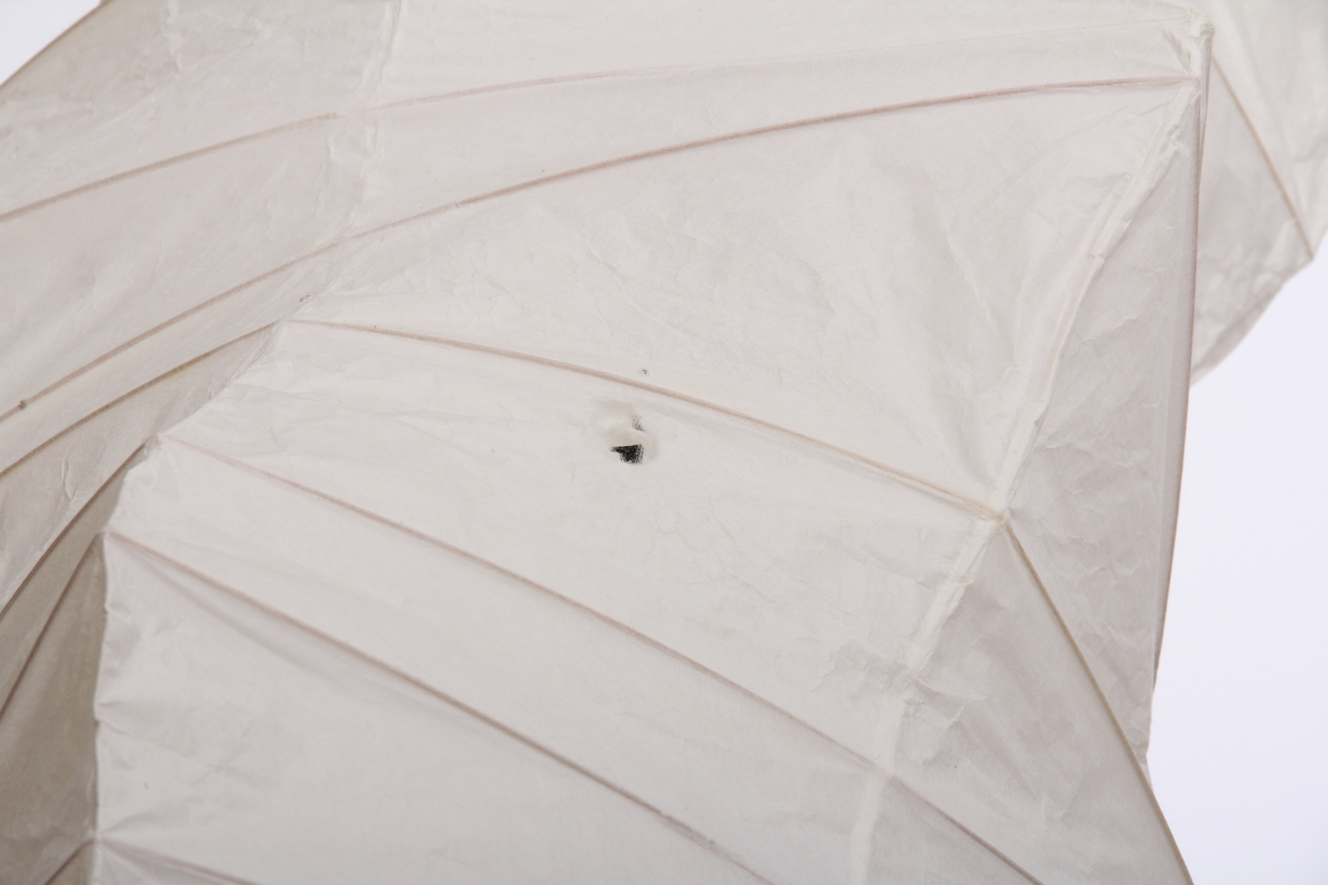 Pair of Isamu Noguchi Akari Paper Light Suspension Sculptures