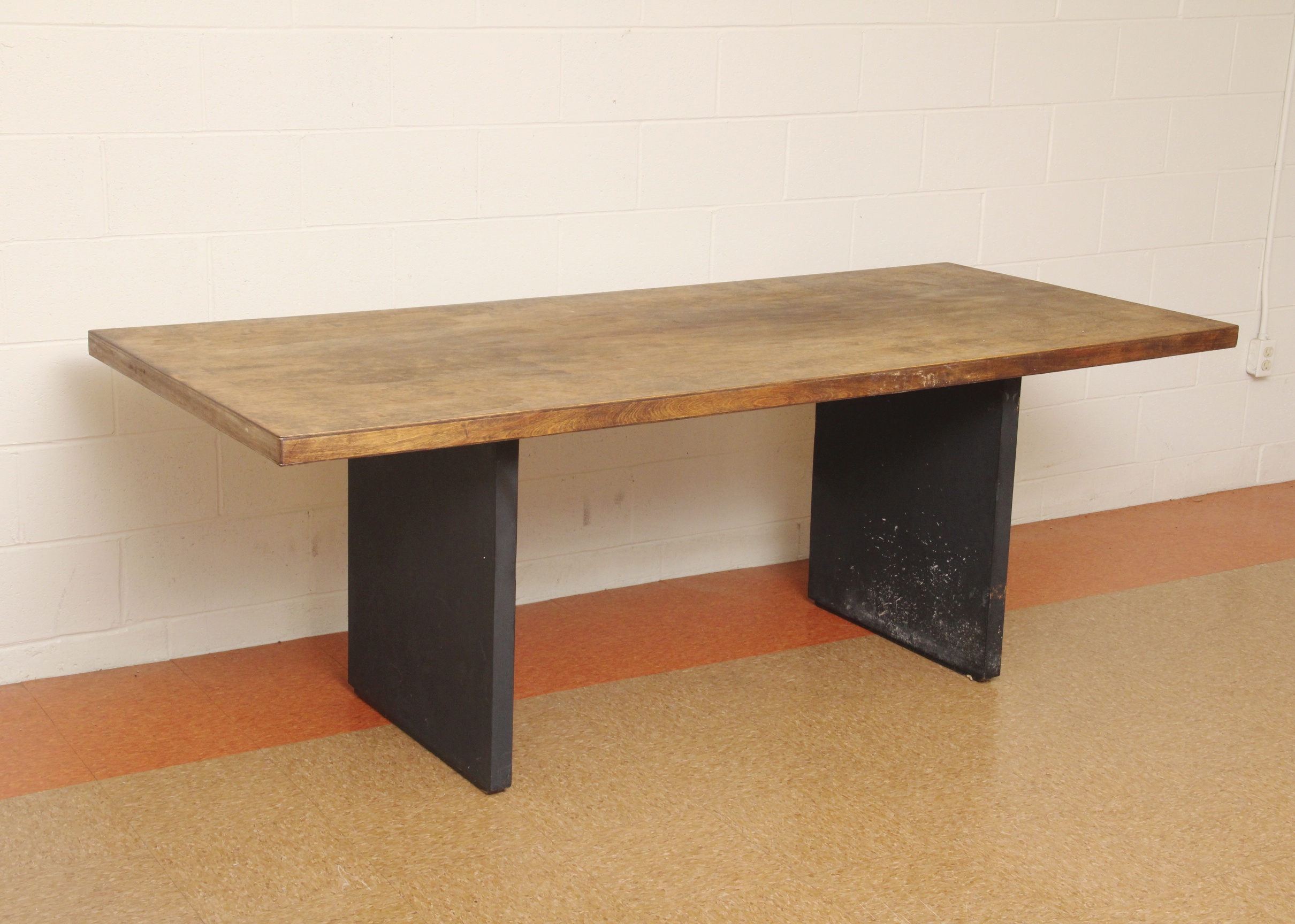 Rustic Veneer Dining Table