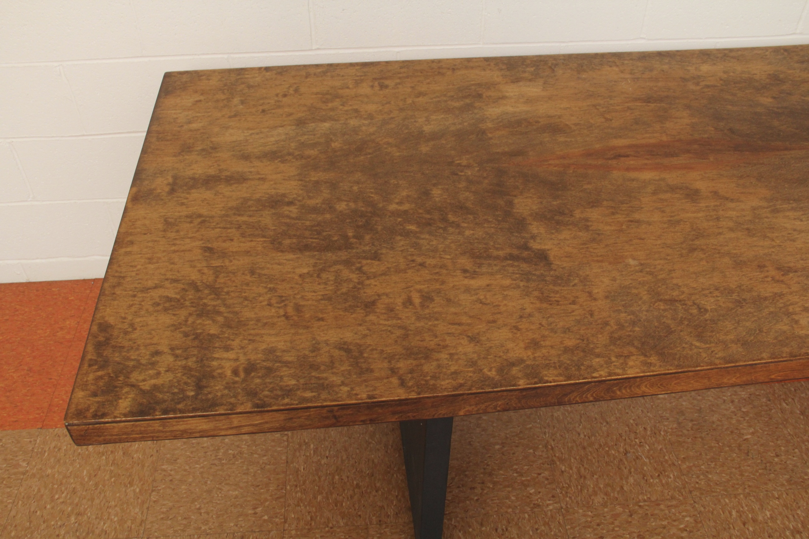 Rustic Veneer Dining Table