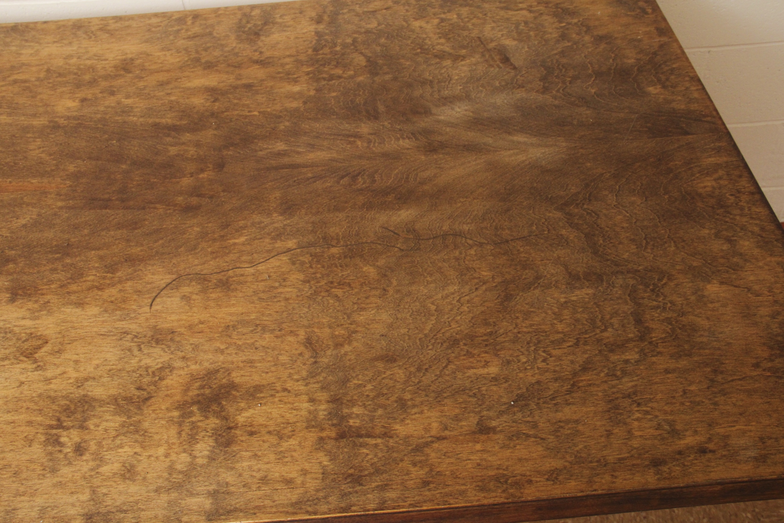 Rustic Veneer Dining Table