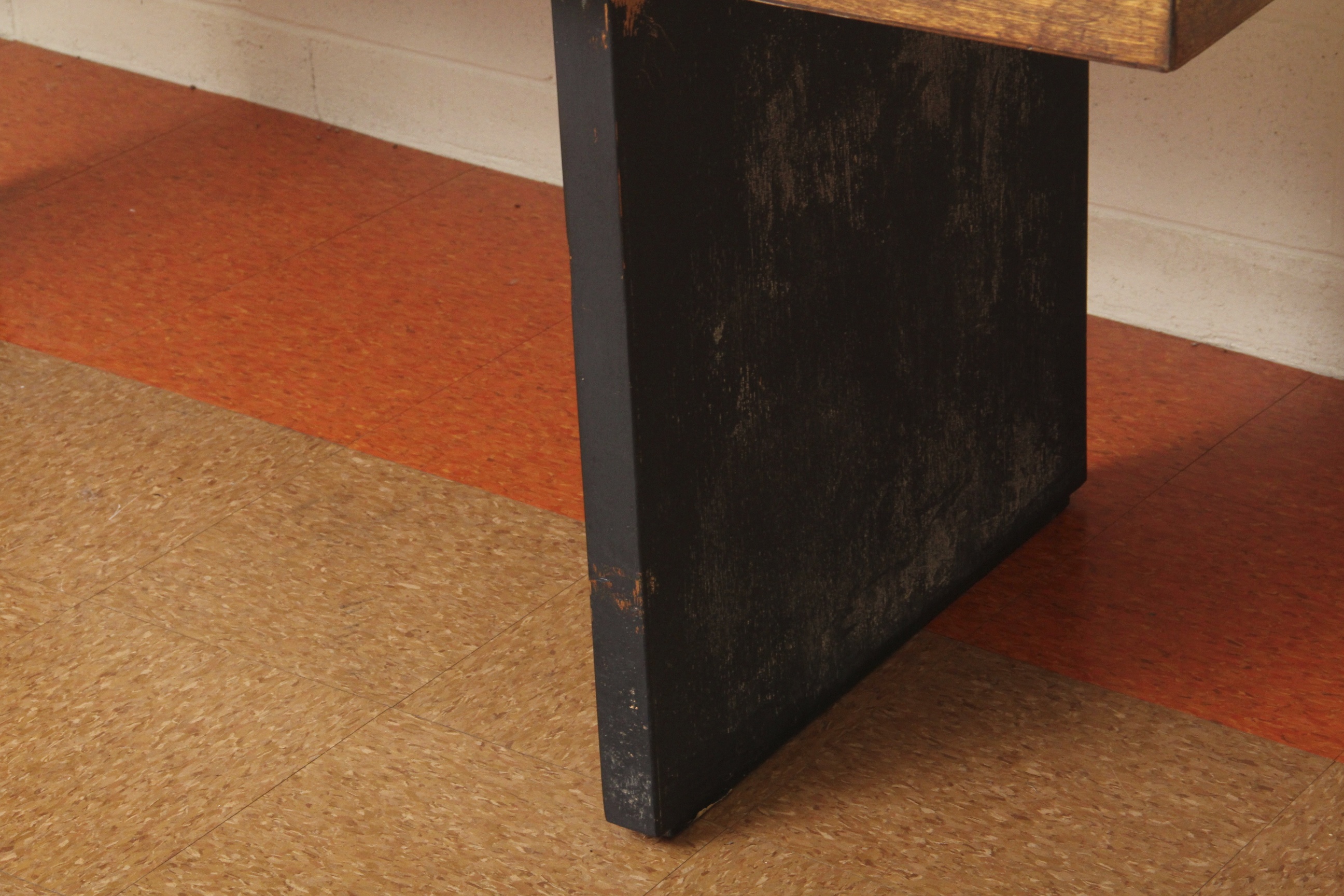 Rustic Veneer Dining Table