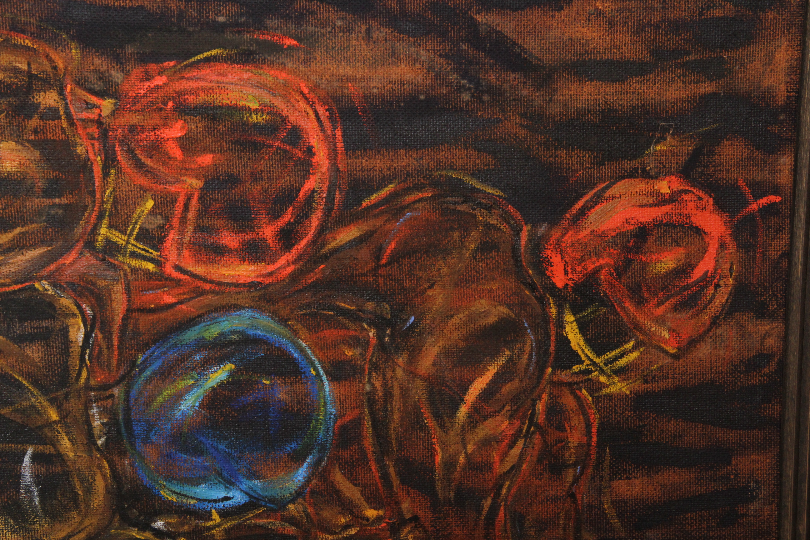 M. Robertson Oil on Board Painting